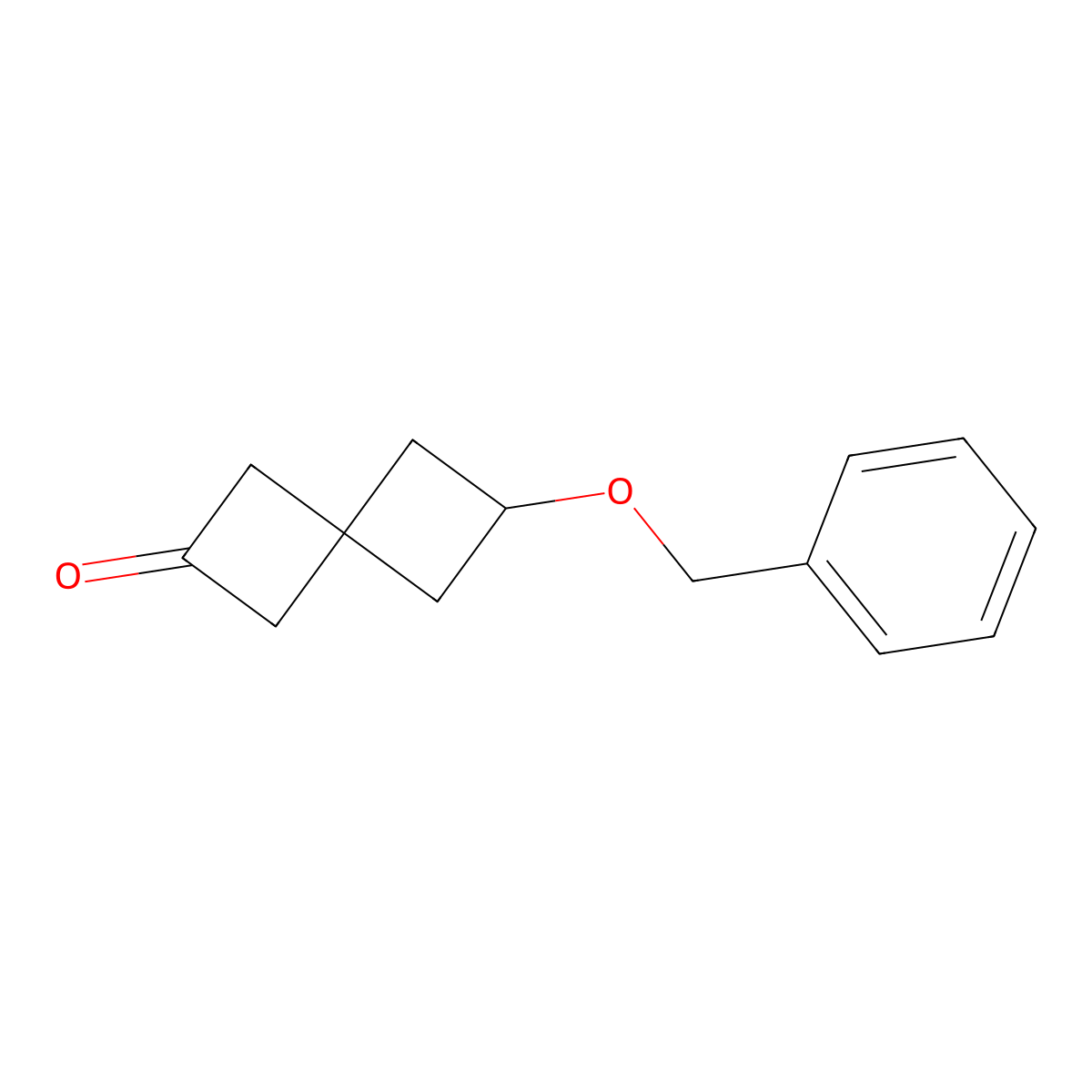6-(Benzyloxy)spiro[3.3]heptan-2-one molecular structure, CAS 2166746-89-8
