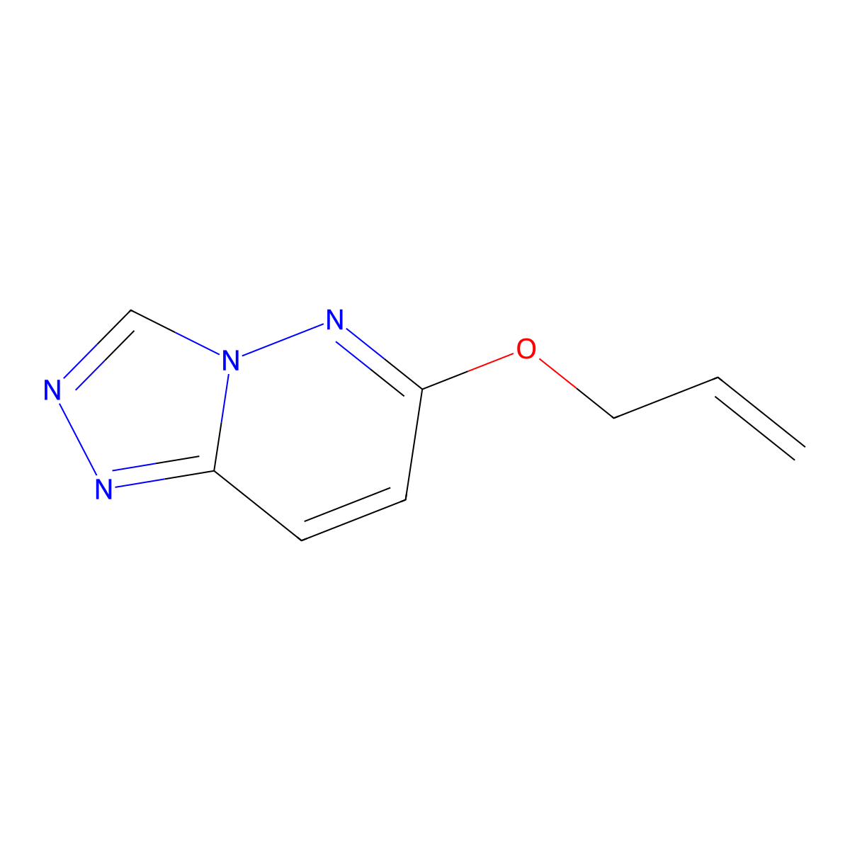 6-(Prop-2-en-1-yloxy)-[1,2,4]triazolo[4,3-b]pyridazine molecular structure, CAS 2166780-07-8