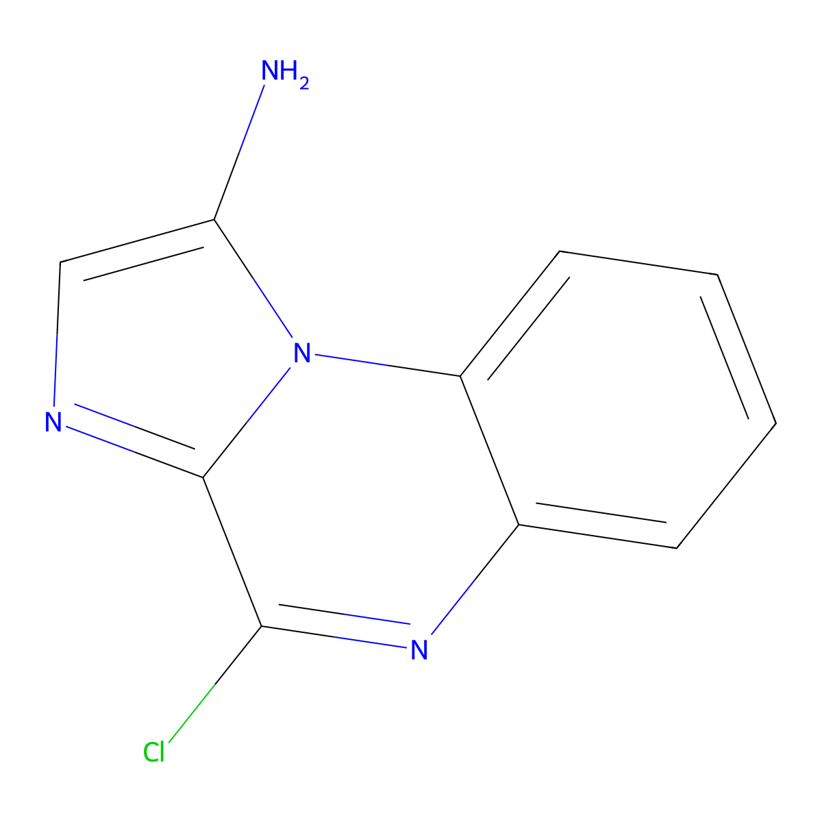 4-Chloroimidazo[1,2-a]quinoxalin-1-amine molecular structure, CAS 2166854-51-7