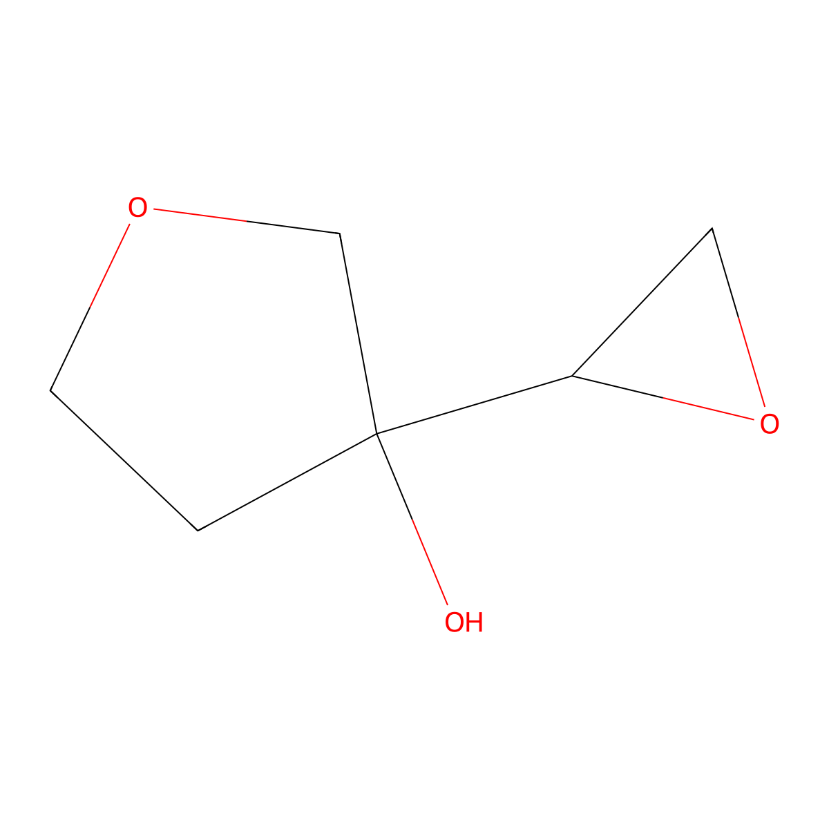 3-(Oxiran-2-yl)oxolan-3-ol molecular structure, CAS 2166870-78-4