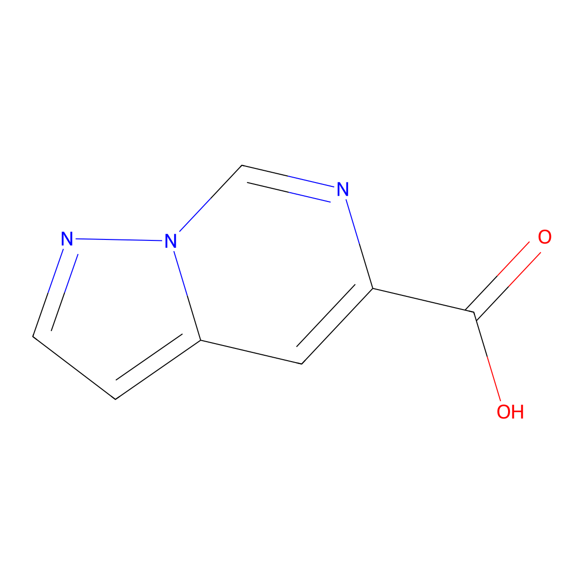 Pyrazolo[1,5-c]pyrimidine-5-carboxylic acid molecular structure, CAS 2166932-60-9