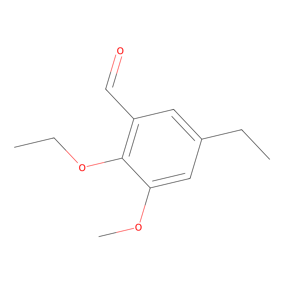 2-Ethoxy-5-ethyl-3-methoxybenzaldehyde molecular structure, CAS 2166961-95-9