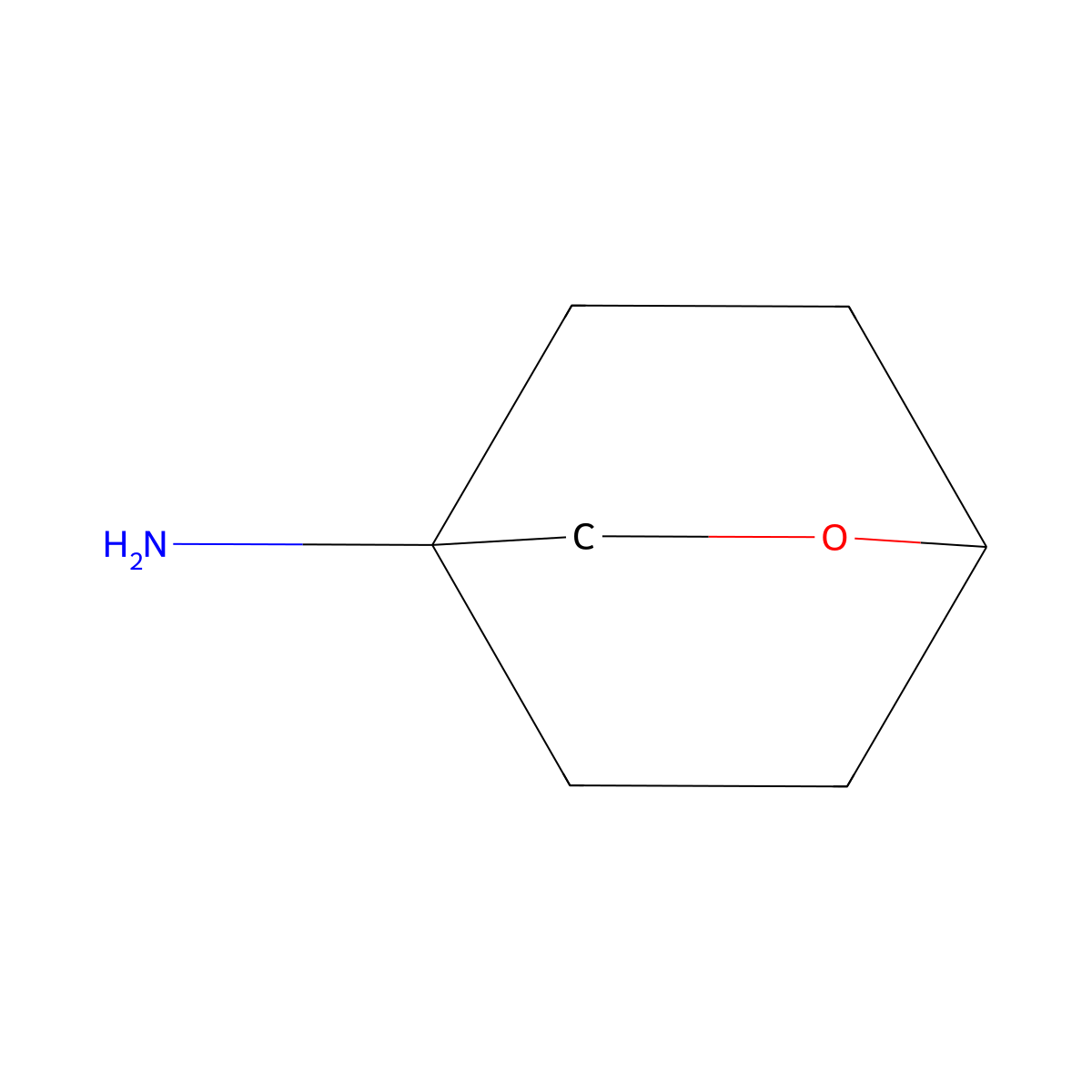 2-Oxabicyclo[2.2.2]octan-4-amine molecular structure, CAS 2166968-08-5