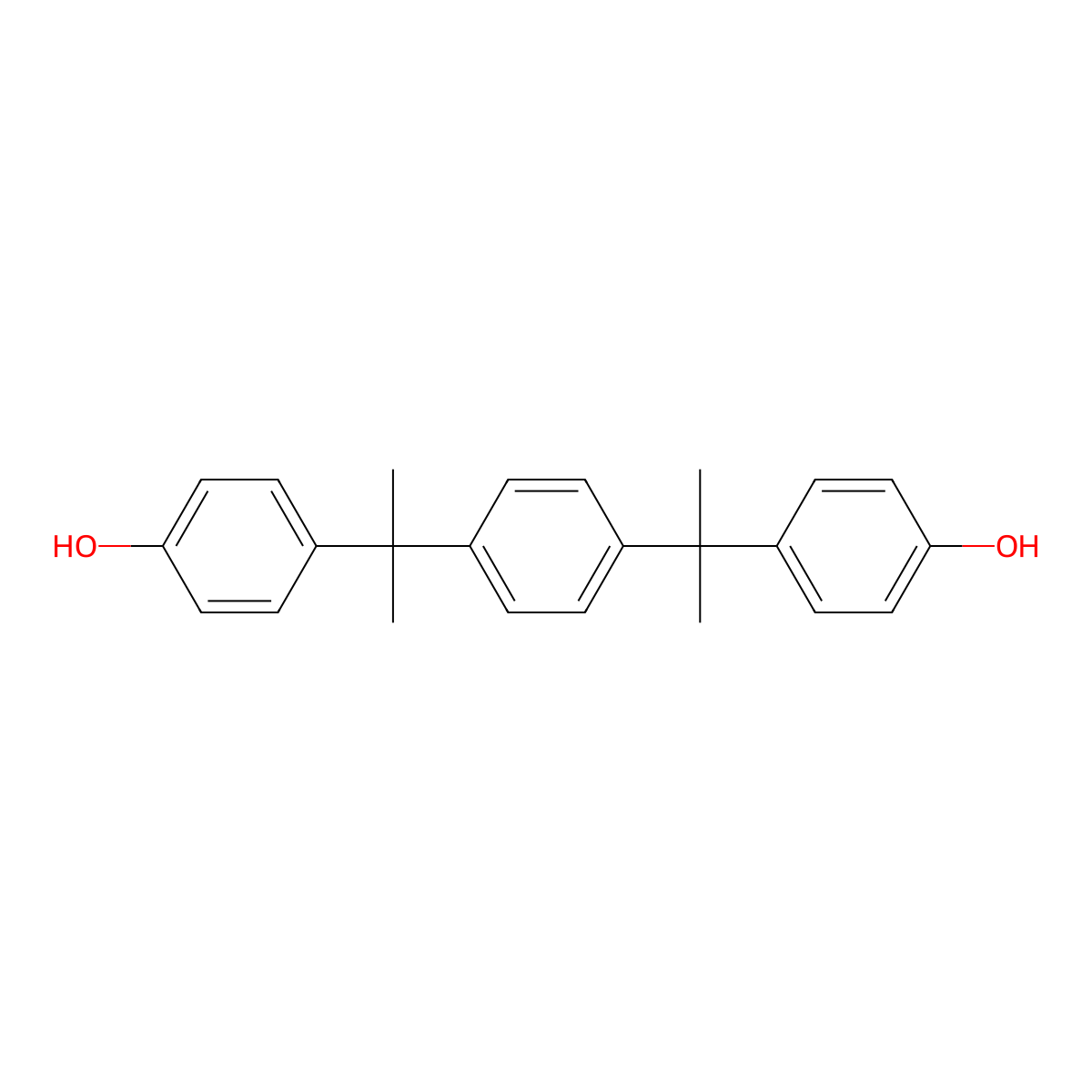 Bisphenol P molecular structure, CAS 2167-51-3