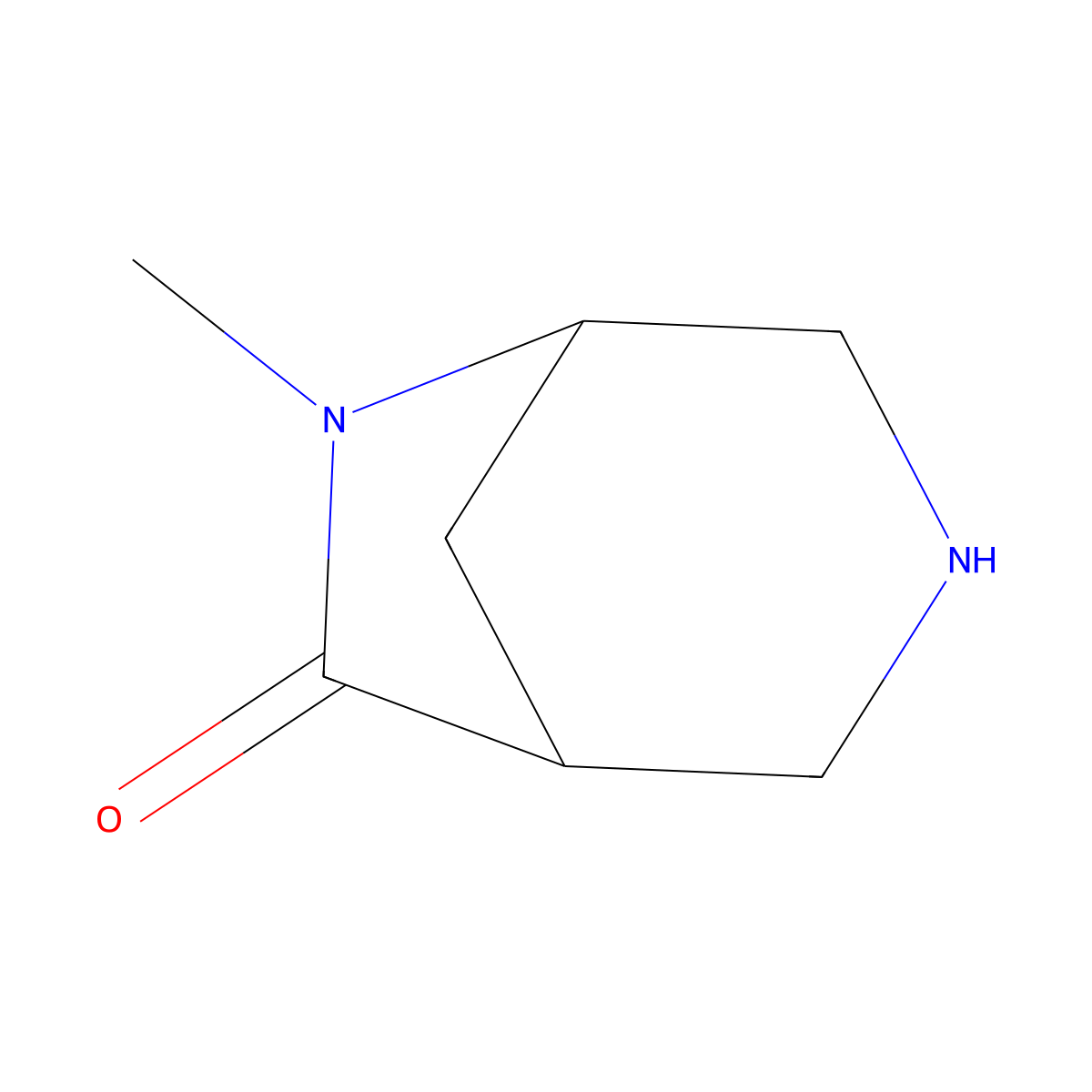 6-Methyl-3,6-diazabicyclo[3.2.1]octan-7-one molecular structure, CAS 2167014-52-8