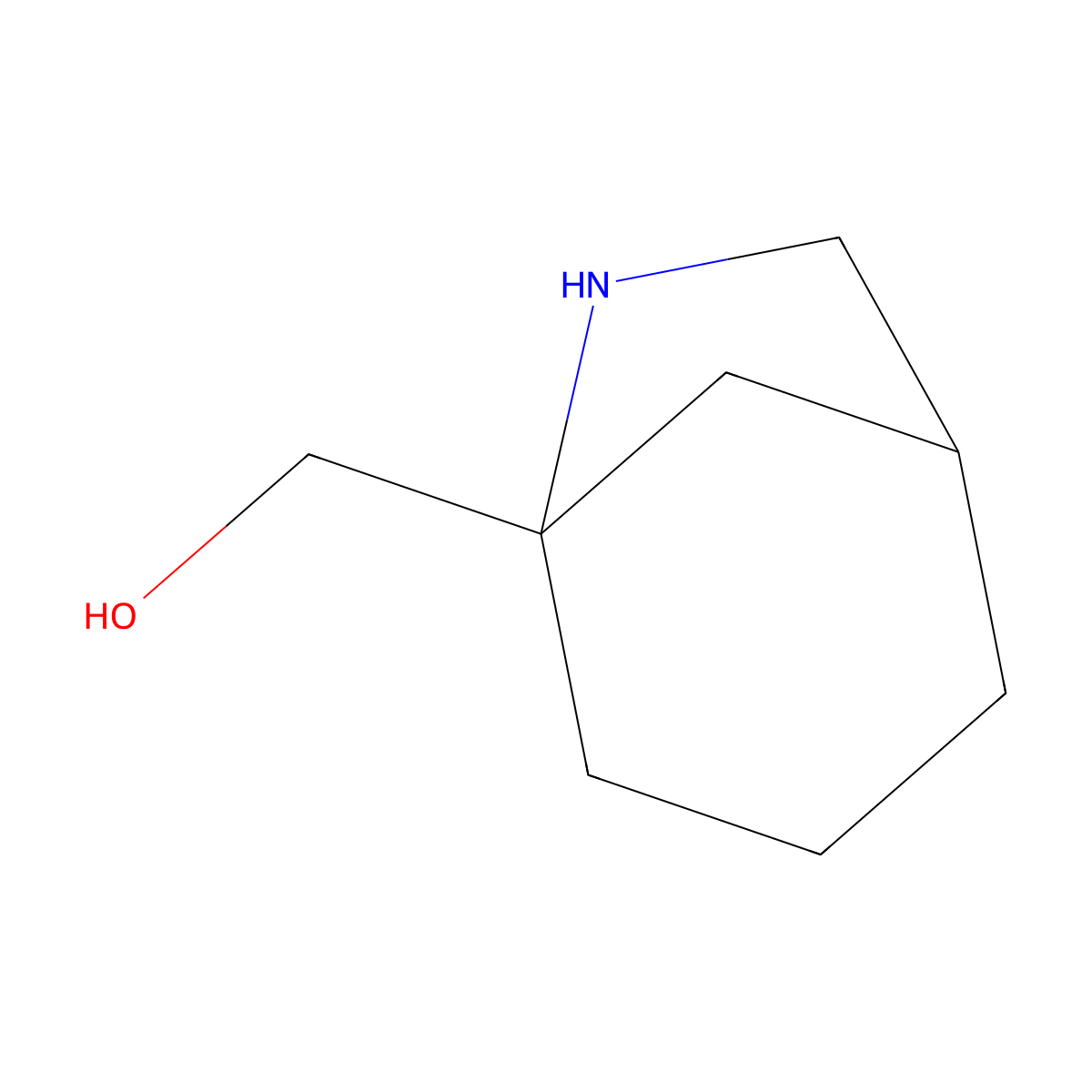 {6-Azabicyclo[3.2.1]octan-5-yl}methanol molecular structure, CAS 2167028-08-0