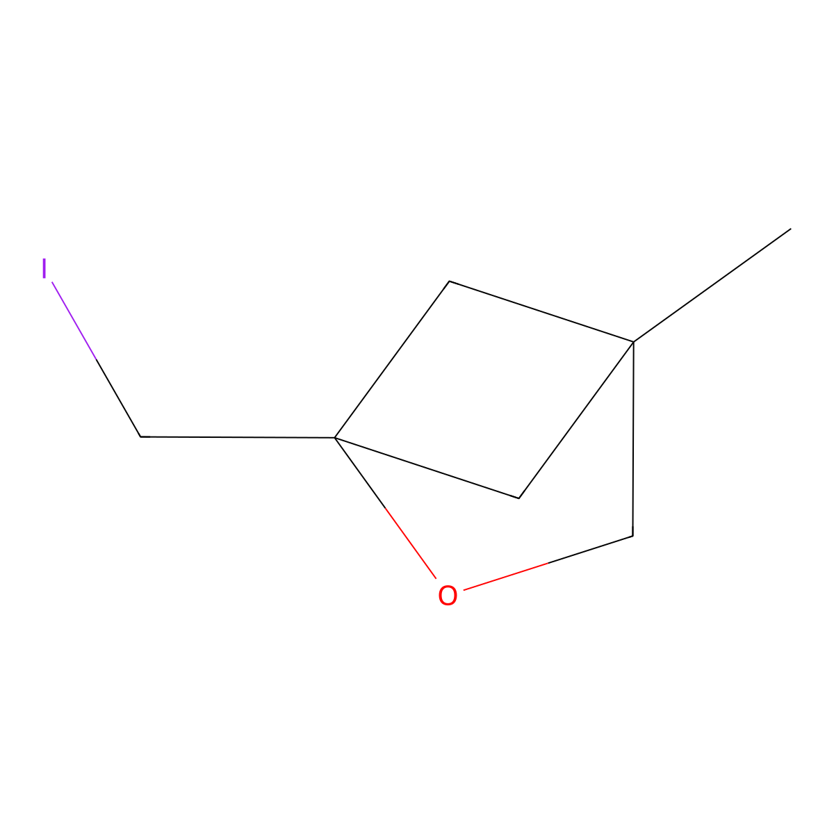 1-(Iodomethyl)-4-methyl-2-oxabicyclo[2.1.1]hexane molecular structure, CAS 2167041-68-9