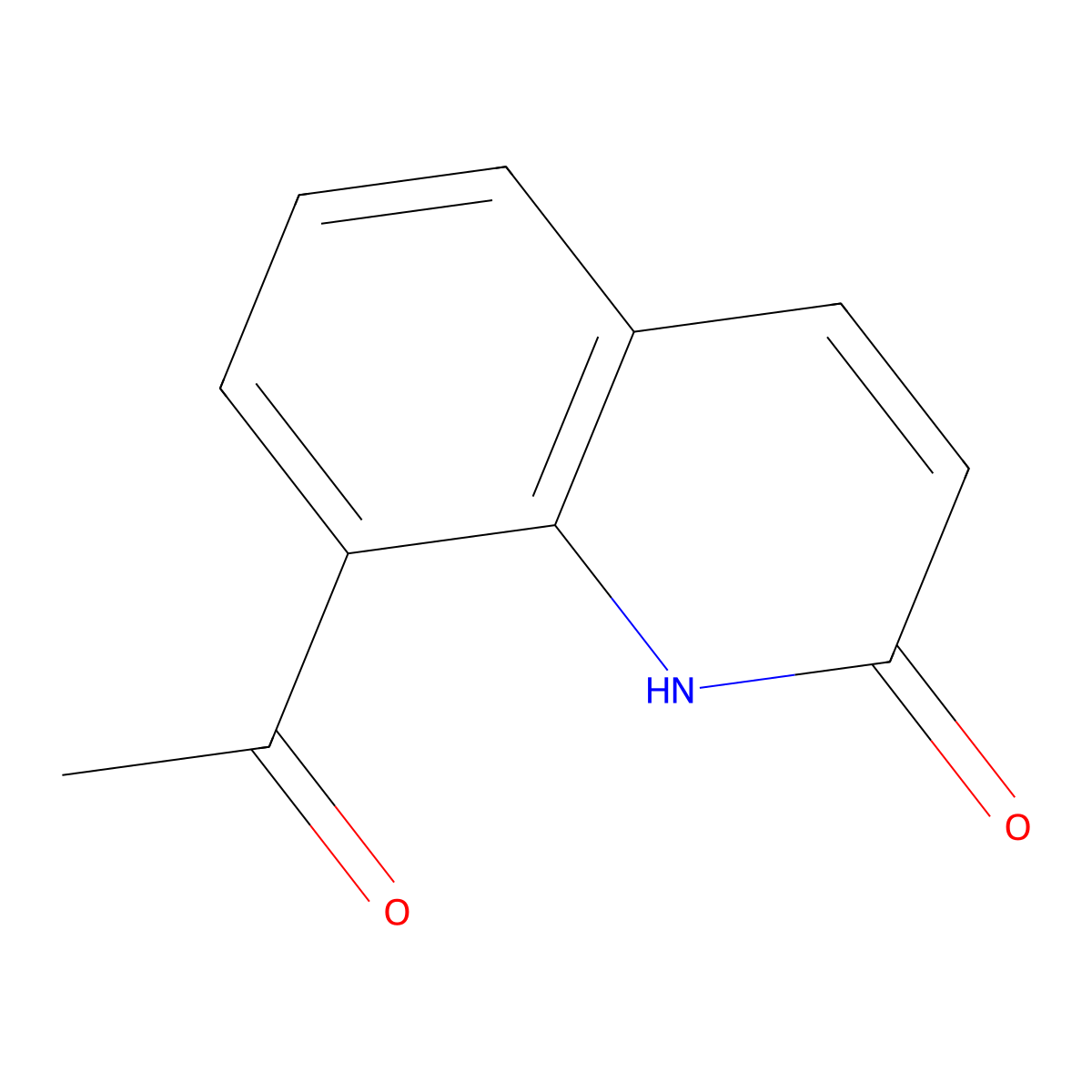 8-Acetyl-1,2-dihydroquinolin-2-one molecular structure, CAS 2167059-87-0