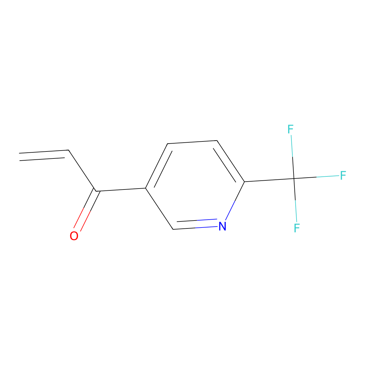 1-(6-(Trifluoromethyl)pyridin-3-yl)prop-2-en-1-one molecular structure, CAS 2167097-23-4