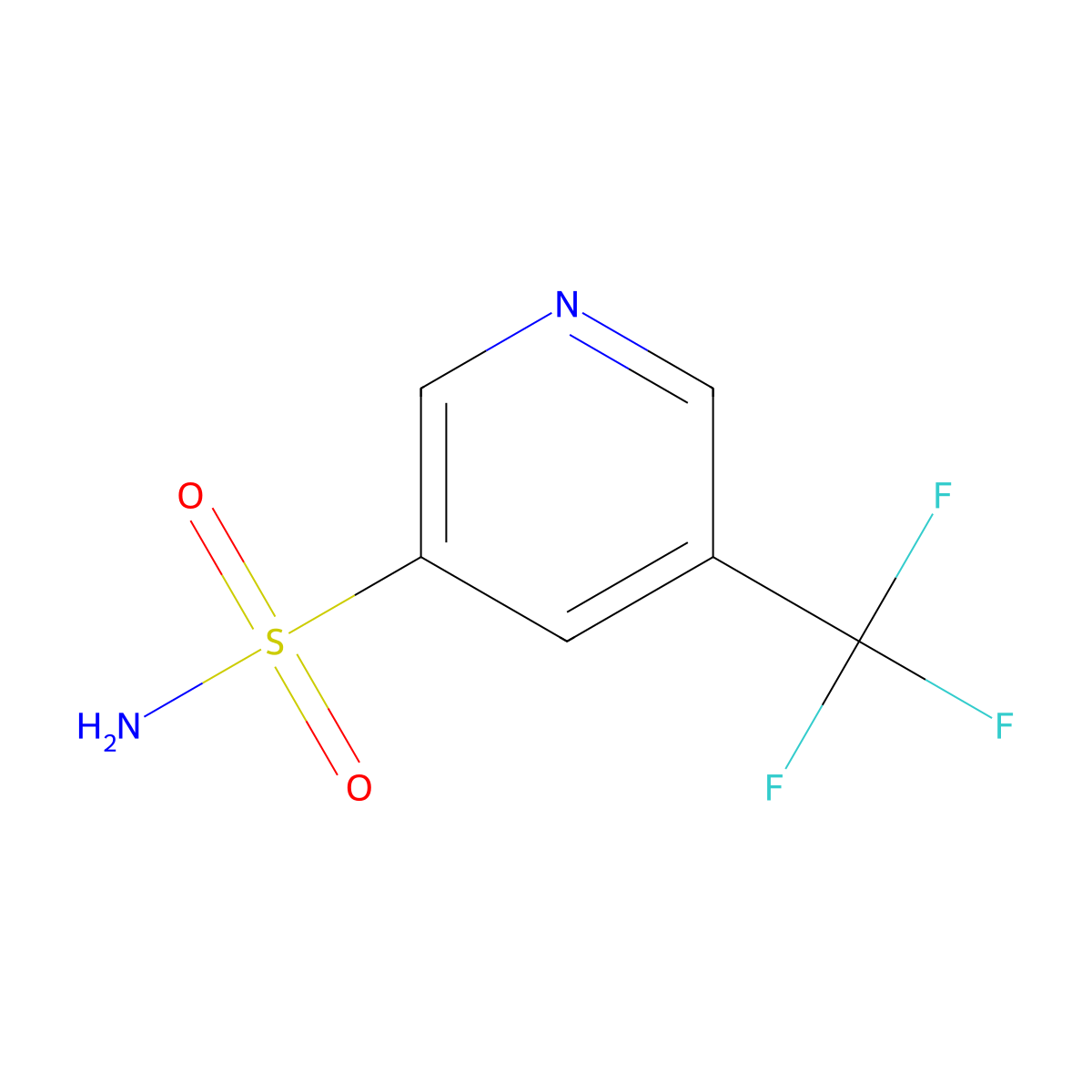 5-(Trifluoromethyl)pyridine-3-sulfonamide molecular structure, CAS 2167099-86-5