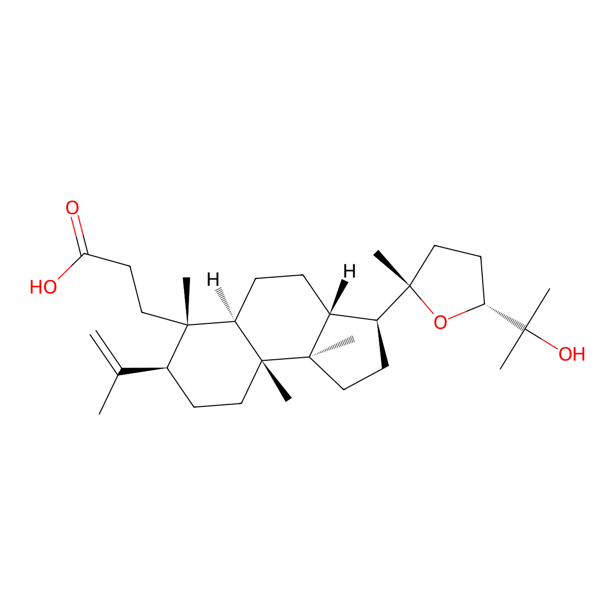 Shoreic Acid molecular structure, CAS 21671-00-1