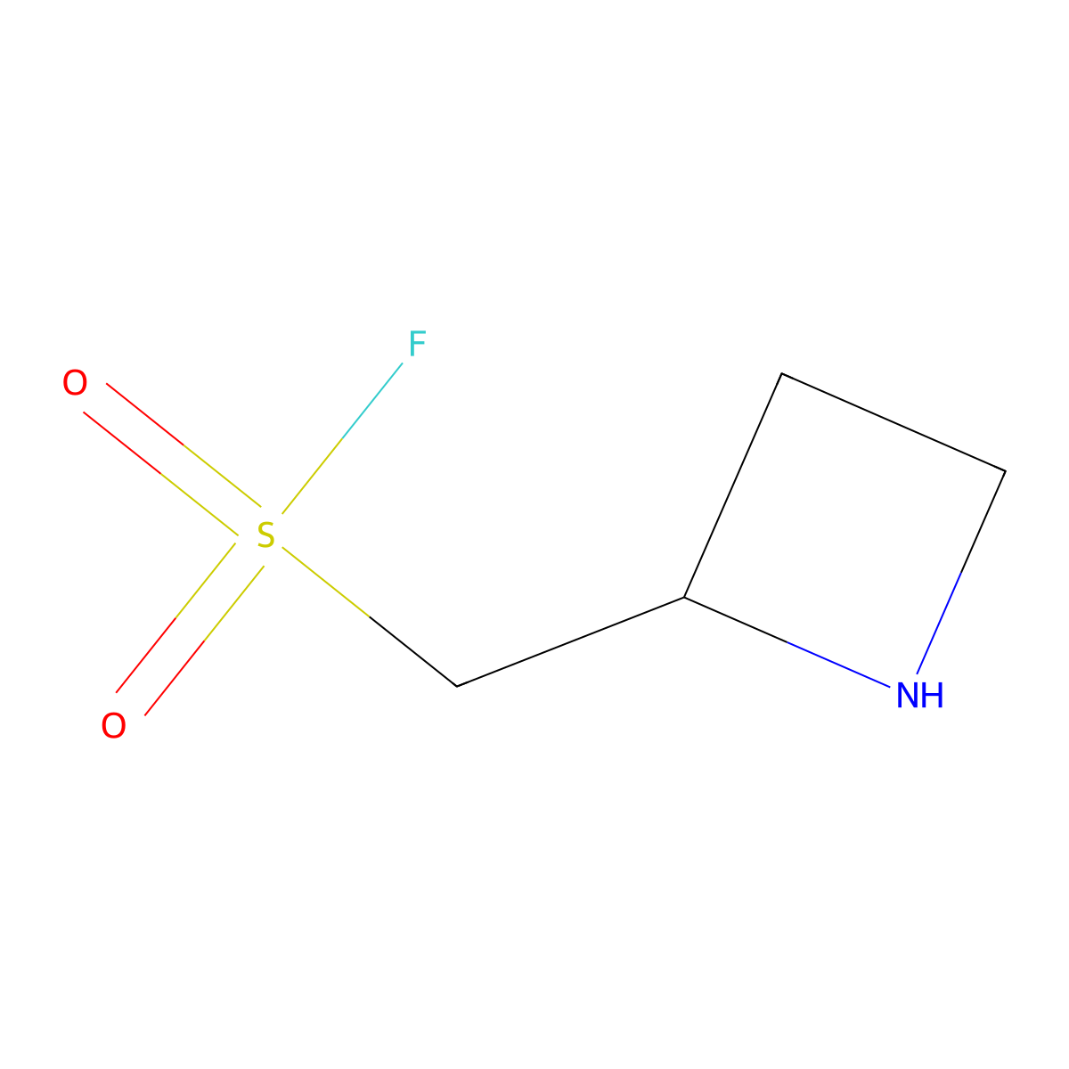 (Azetidin-2-yl)methanesulfonyl fluoride molecular structure, CAS 2167222-65-1