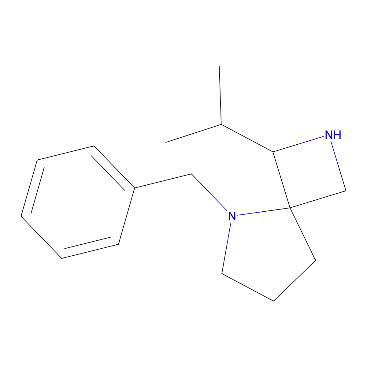5-Benzyl-1-(propan-2-yl)-2,5-diazaspiro[3.4]octane molecular structure, CAS 2167230-25-1