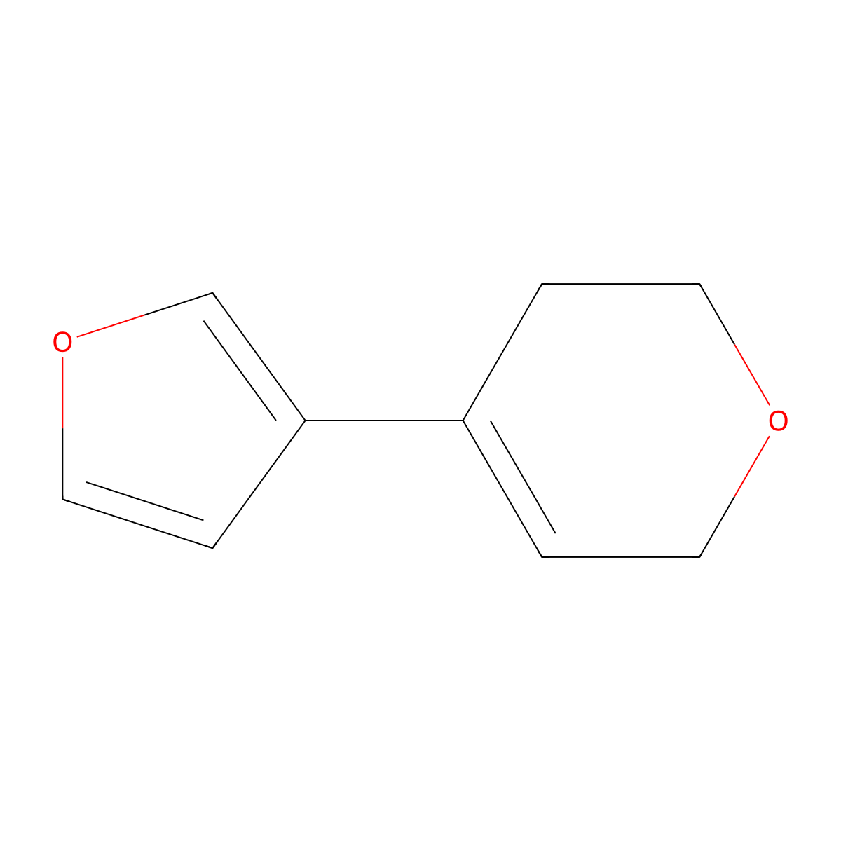 4-(Furan-3-yl)-3,6-dihydro-2h-pyran molecular structure, CAS 2167292-83-1
