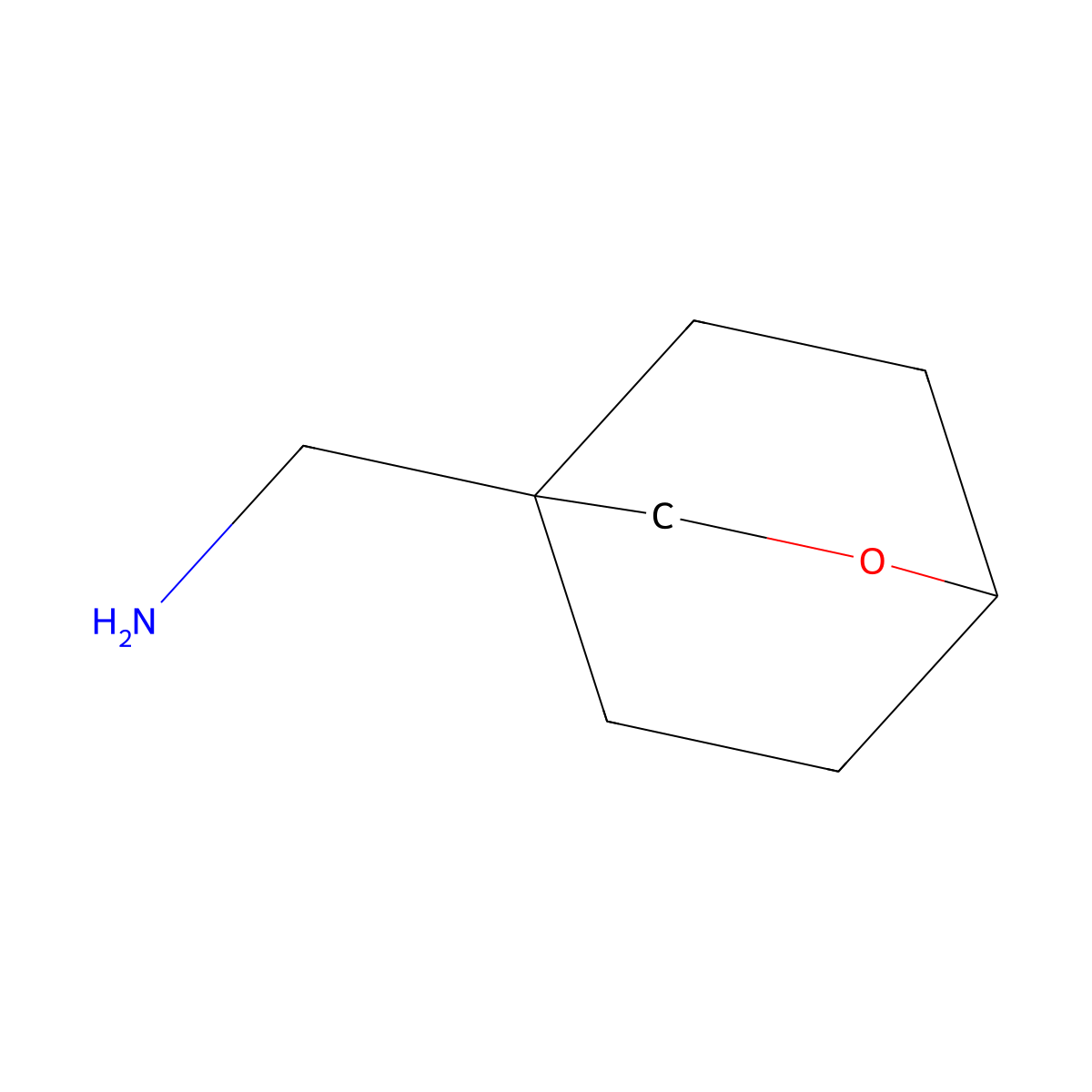 {2-Oxabicyclo[2.2.2]octan-4-yl}methanamine molecular structure, CAS 2167317-09-9
