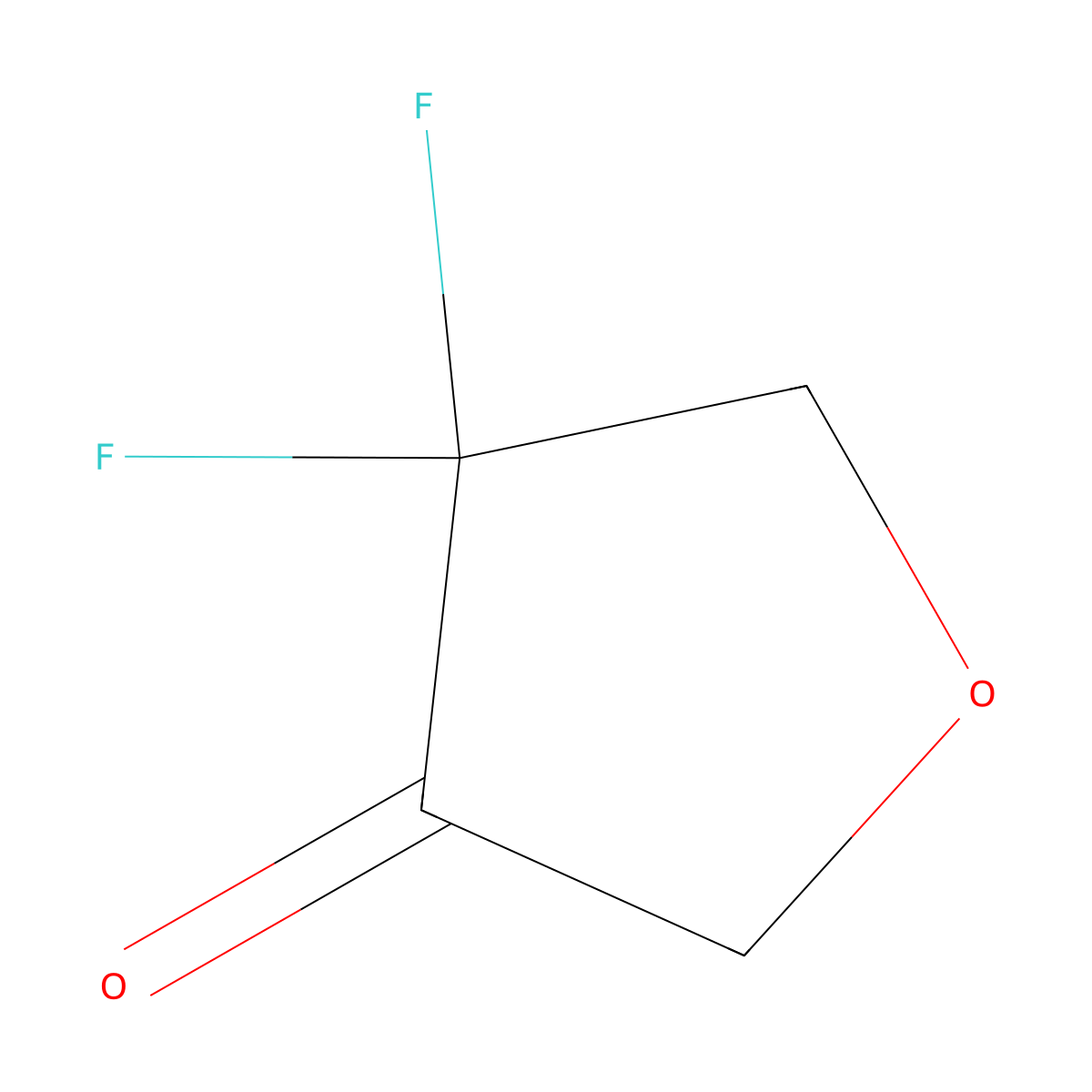 4,4-Difluorodihydrofuran-3(2H)-one molecular structure, CAS 2167321-91-5