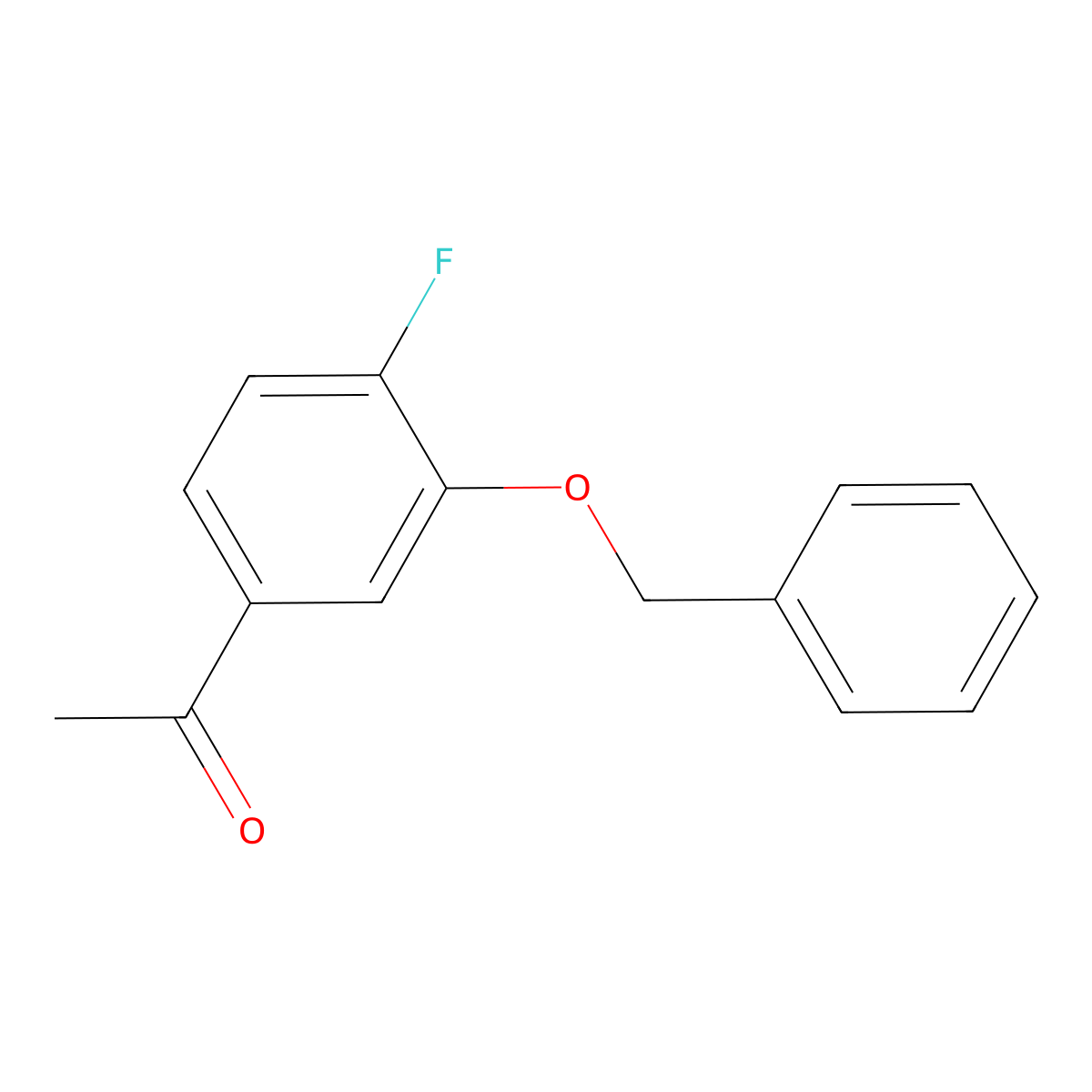1-(3-(Benzyloxy)-4-fluorophenyl)ethanone molecular structure, CAS 2167331-85-1