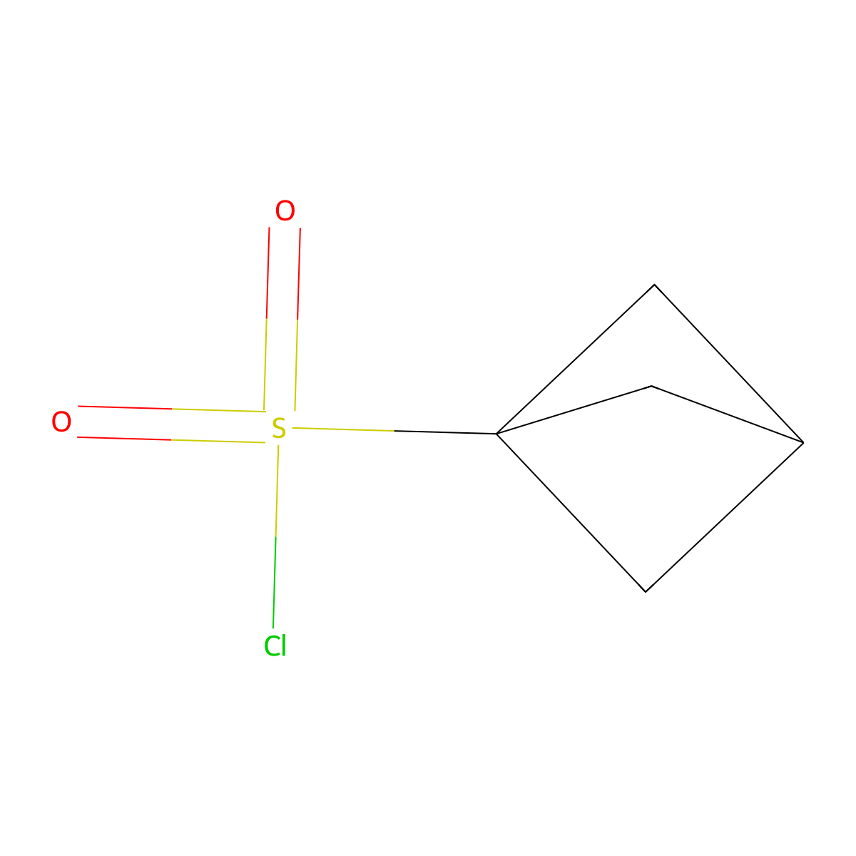 Bicyclo(1.1.1)pentane-1-sulfonyl chloride molecular structure, CAS 2167336-19-6