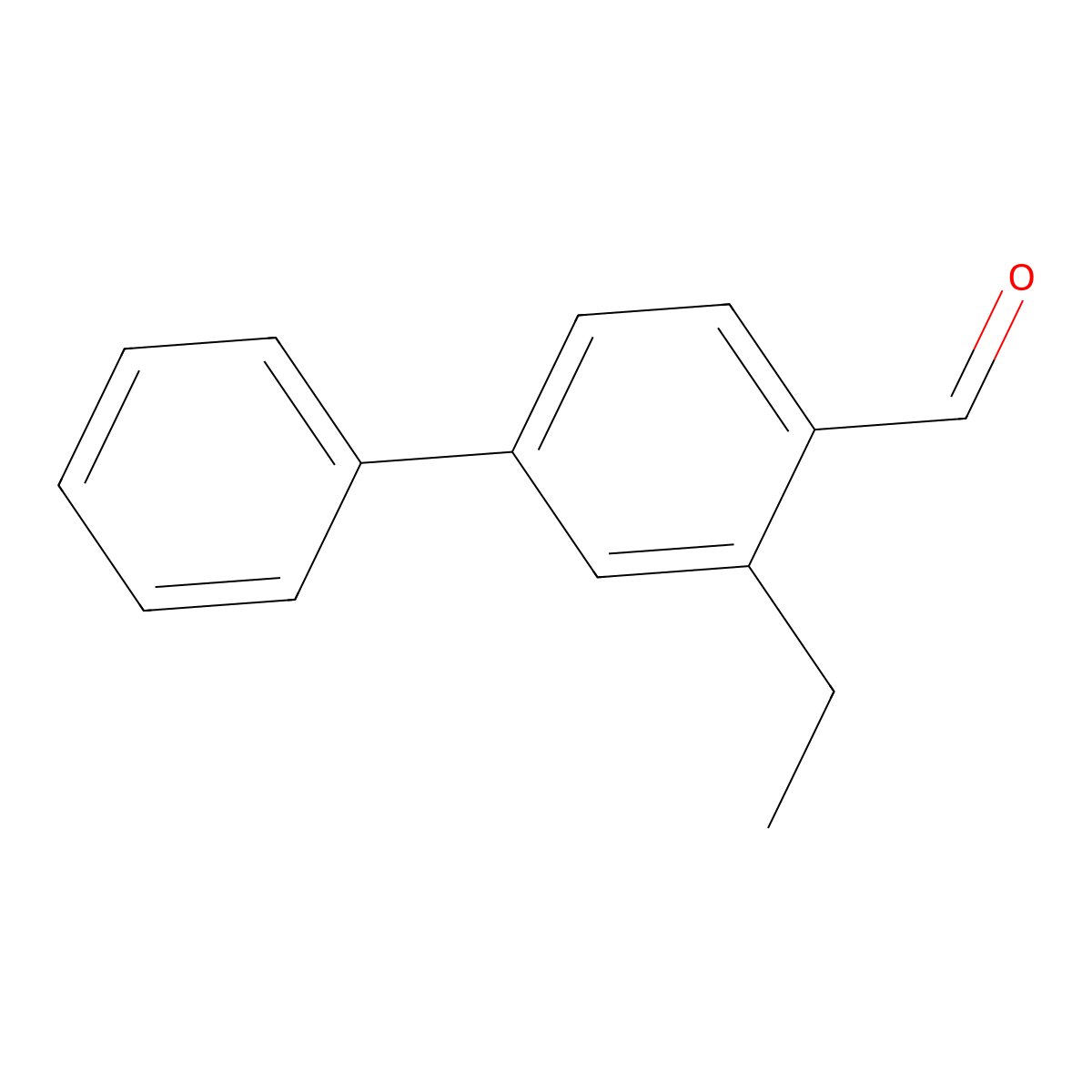 2-Ethyl-4-phenylbenzaldehyde molecular structure, CAS 2167368-19-4