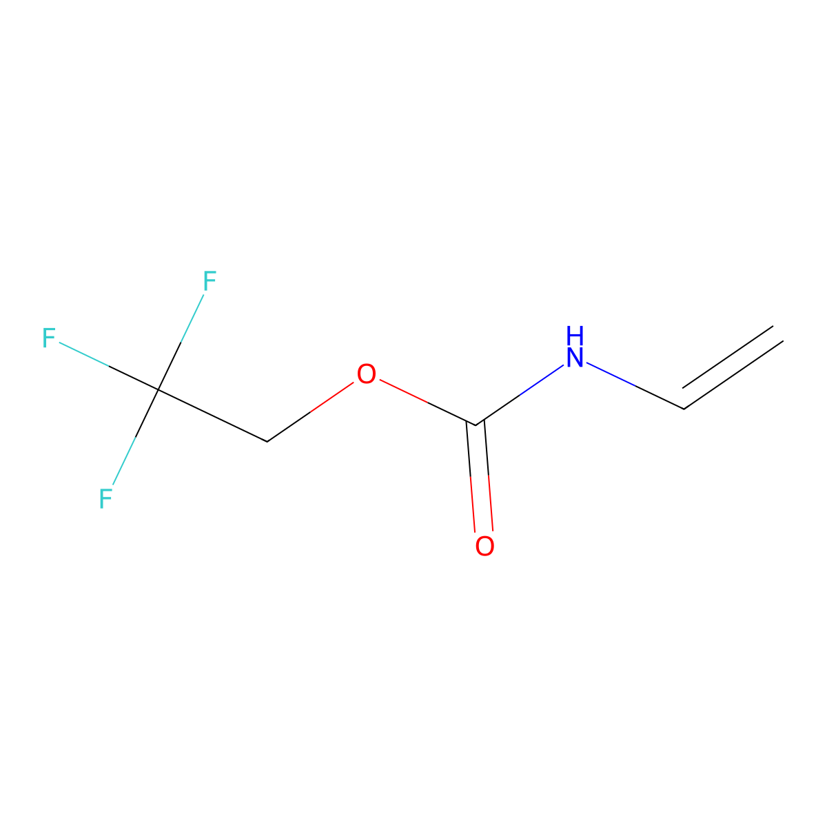 2,2,2-trifluoroethyl N-ethenylcarbamate molecular structure, CAS 2167381-80-6