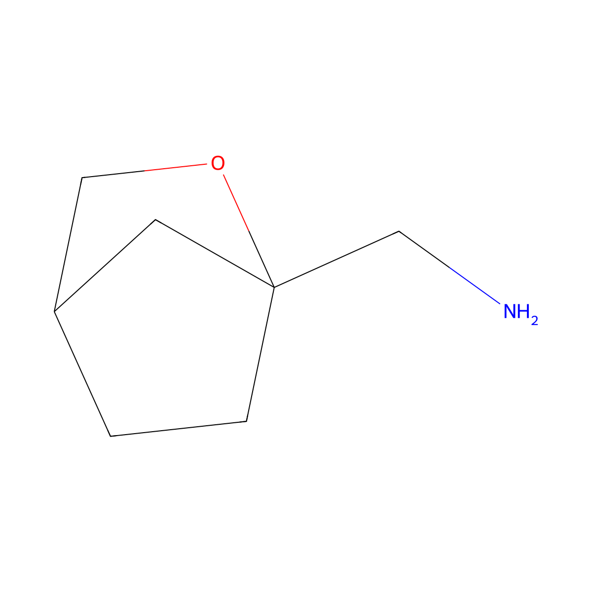 1-{2-Oxabicyclo[2.2.1]heptan-1-yl}methanamine molecular structure, CAS 2167418-45-1