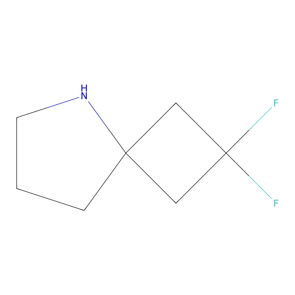 2,2-Difluoro-5-azaspiro[3.4]octane molecular structure, CAS 2167445-29-4