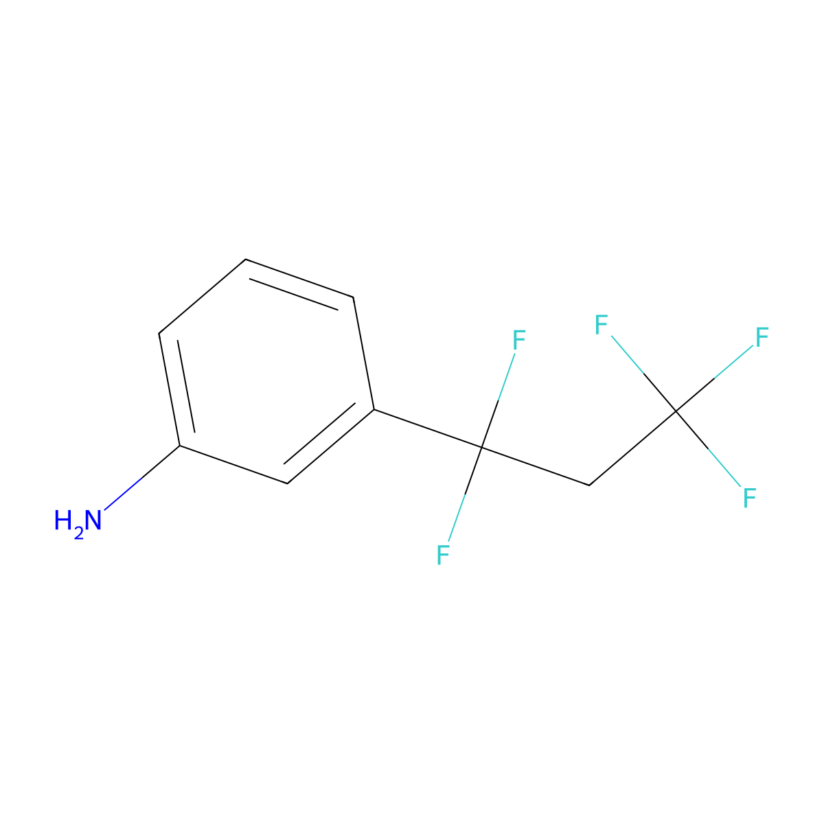 3-(1,1,3,3,3-Pentafluoropropyl)aniline molecular structure, CAS 2167573-70-6