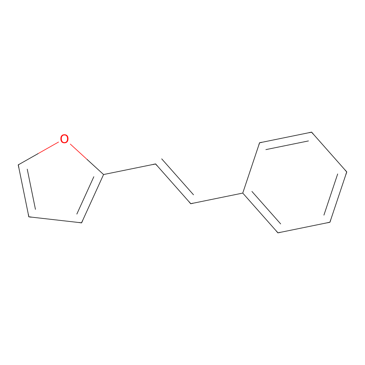 2-Styrylfuran molecular structure, CAS 21676-00-6