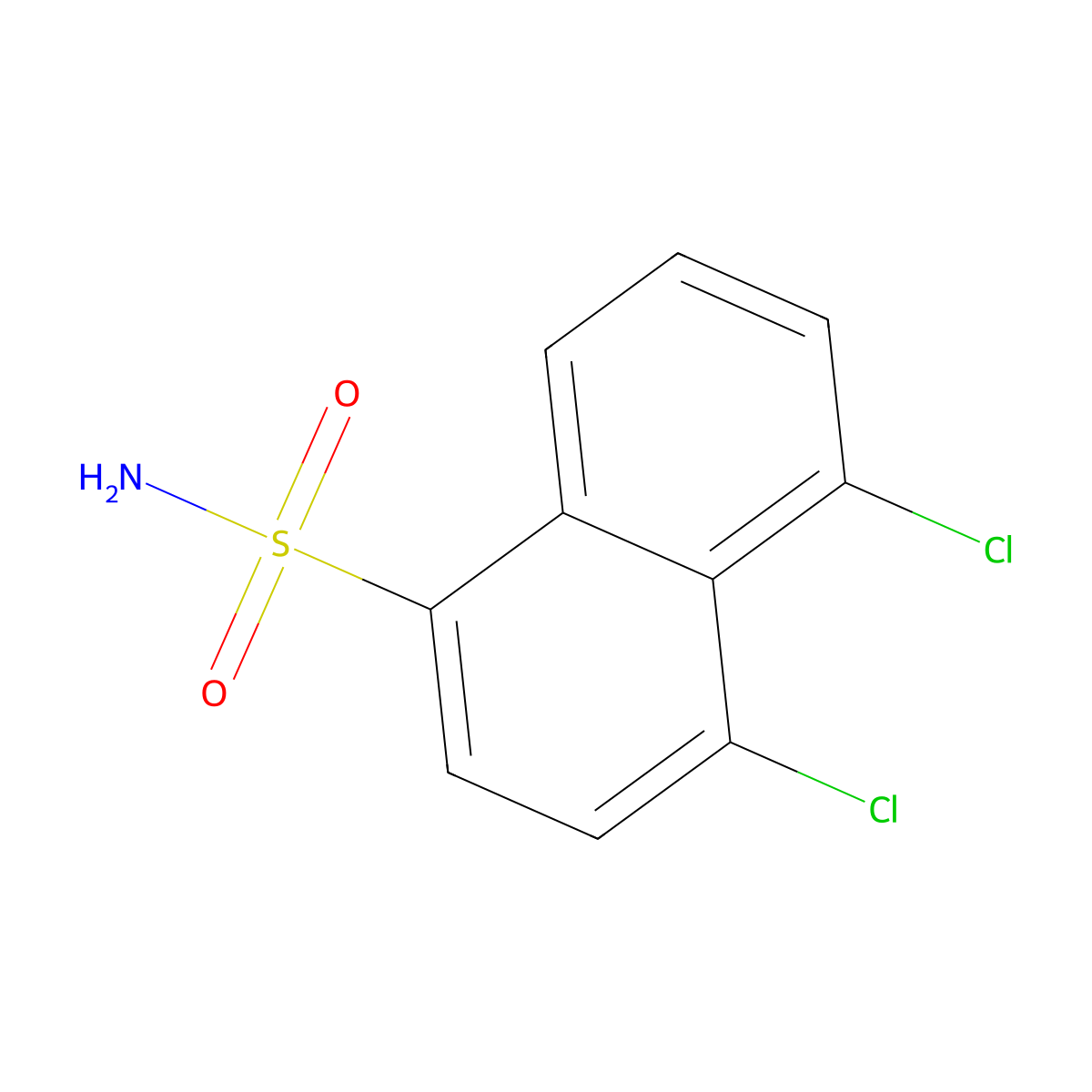 4,5-Dichloronaphthalene-1-sulfonamide molecular structure, CAS 2167646-98-0