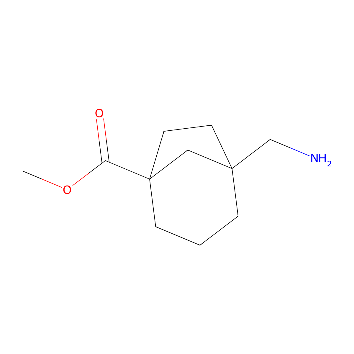 Methyl 5-(aminomethyl)bicyclo[3.2.1]octane-1-carboxylate molecular structure, CAS 2167650-44-2