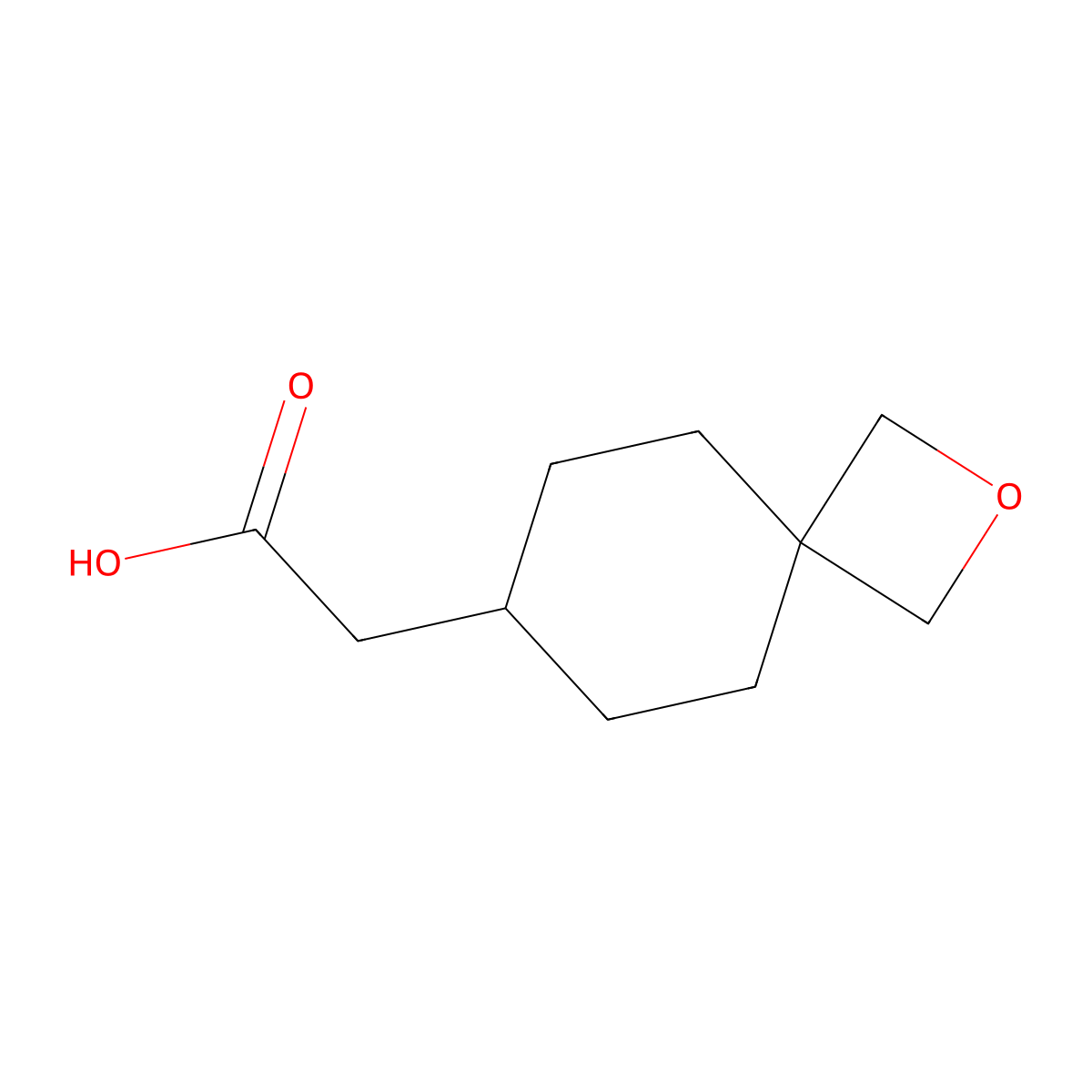 2-(2-Oxaspiro[3.5]nonan-7-yl)acetic Acid molecular structure, CAS 2167709-61-5