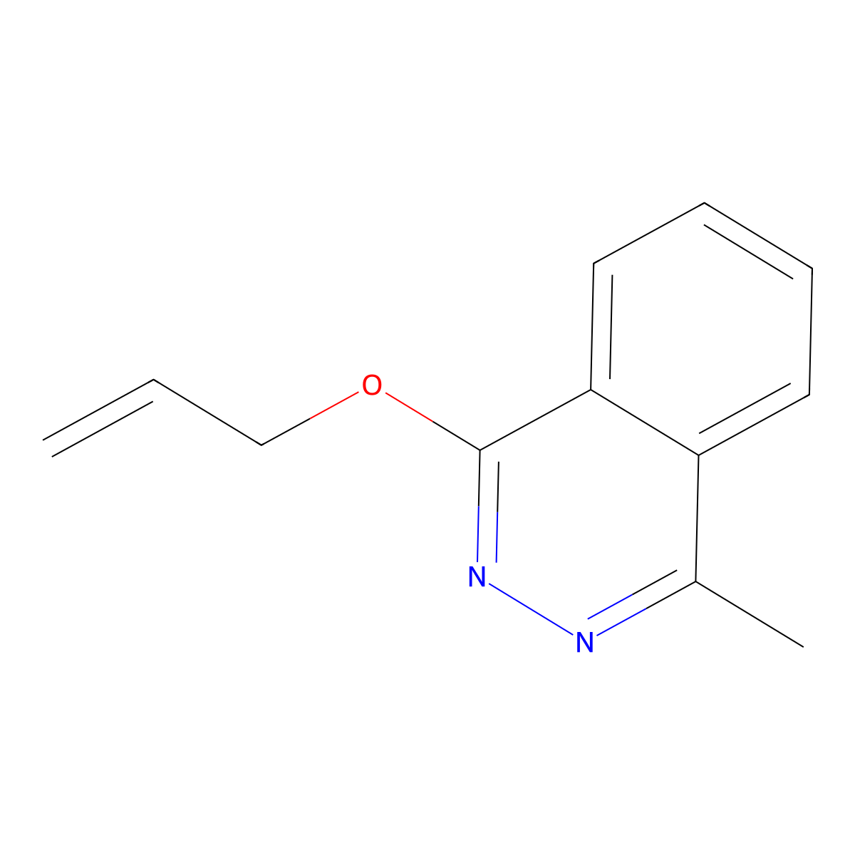 1-Methyl-4-(prop-2-en-1-yloxy)phthalazine molecular structure, CAS 2167747-91-1