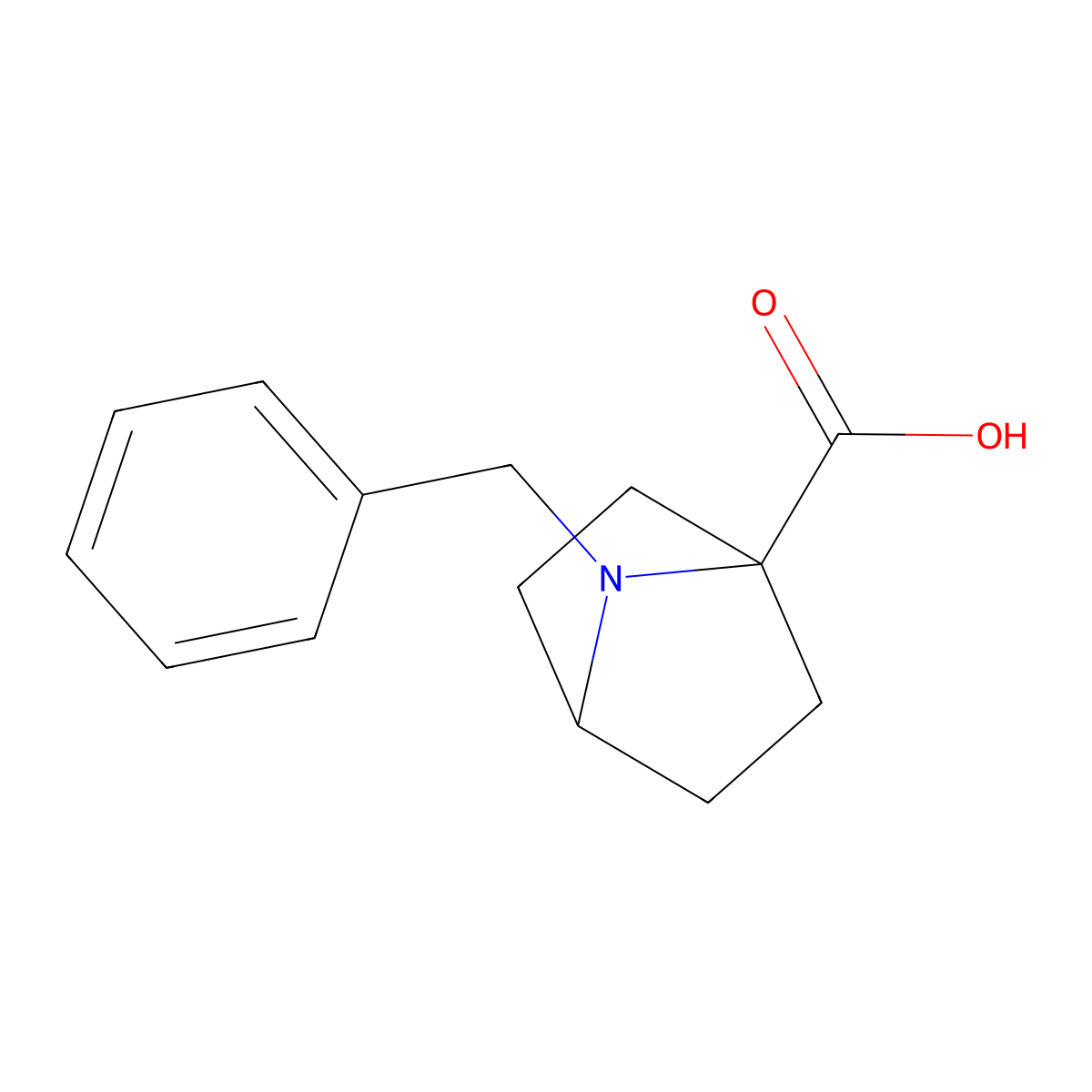 7-Benzyl-7-azabicyclo[2.2.1]heptane-1-carboxylic acid molecular structure, CAS 2167764-26-1