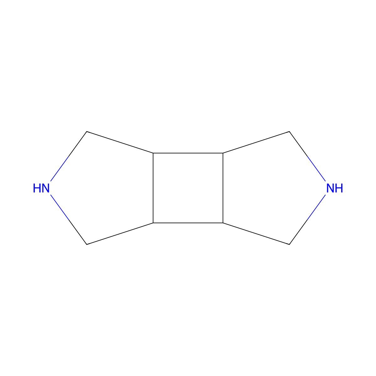 Decahydrocyclobuta[1,2-c:3,4-c']dipyrrole molecular structure, CAS 2167778-51-8