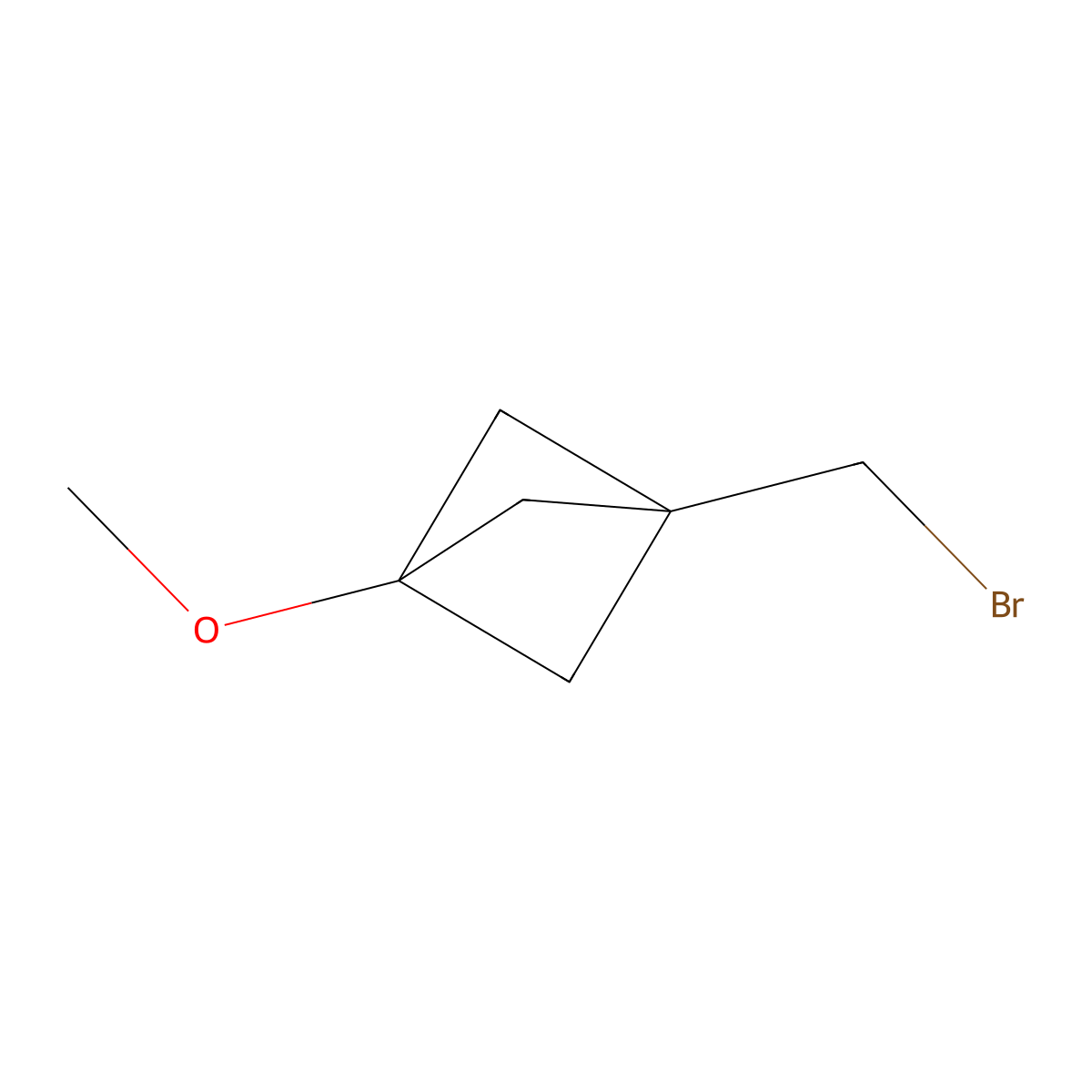 1-(Bromomethyl)-3-methoxybicyclo[1.1.1]pentane molecular structure, CAS 2167788-70-5