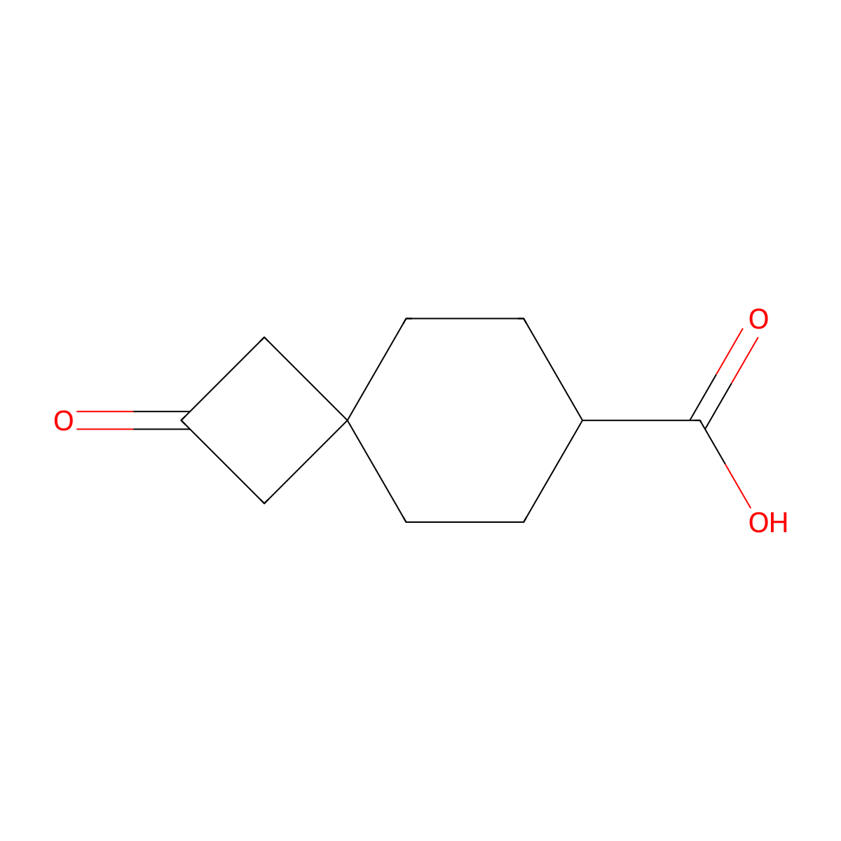 2-Oxospiro(3.5)nonane-7-carboxylic acid molecular structure, CAS 2167815-01-0