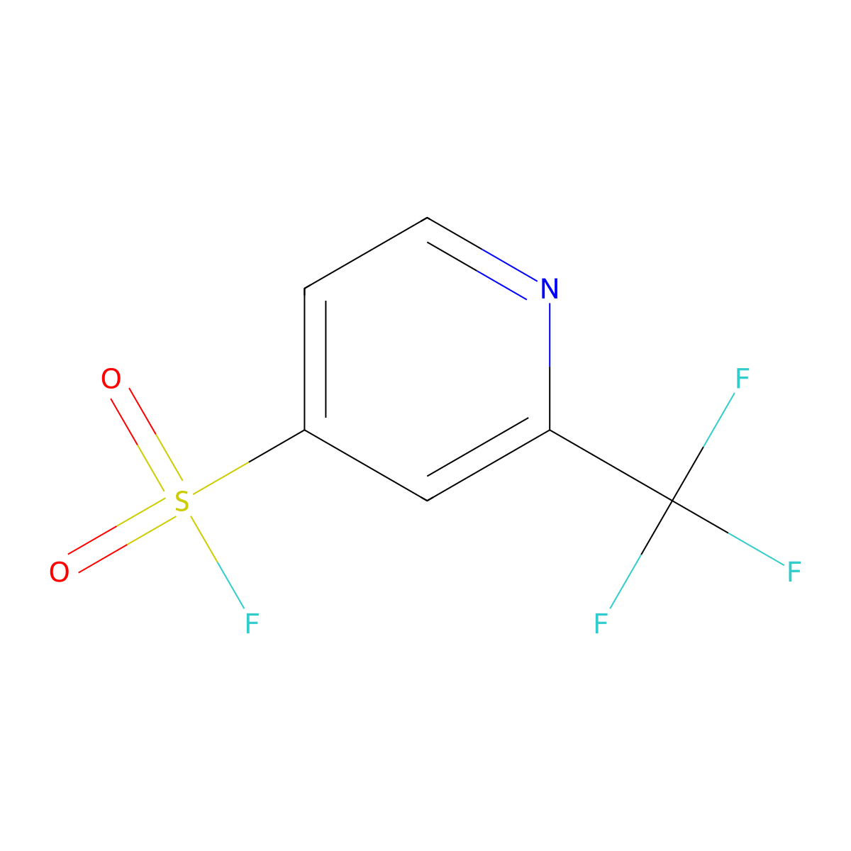 2-(Trifluoromethyl)pyridine-4-sulfonyl fluoride molecular structure, CAS 2167826-04-0
