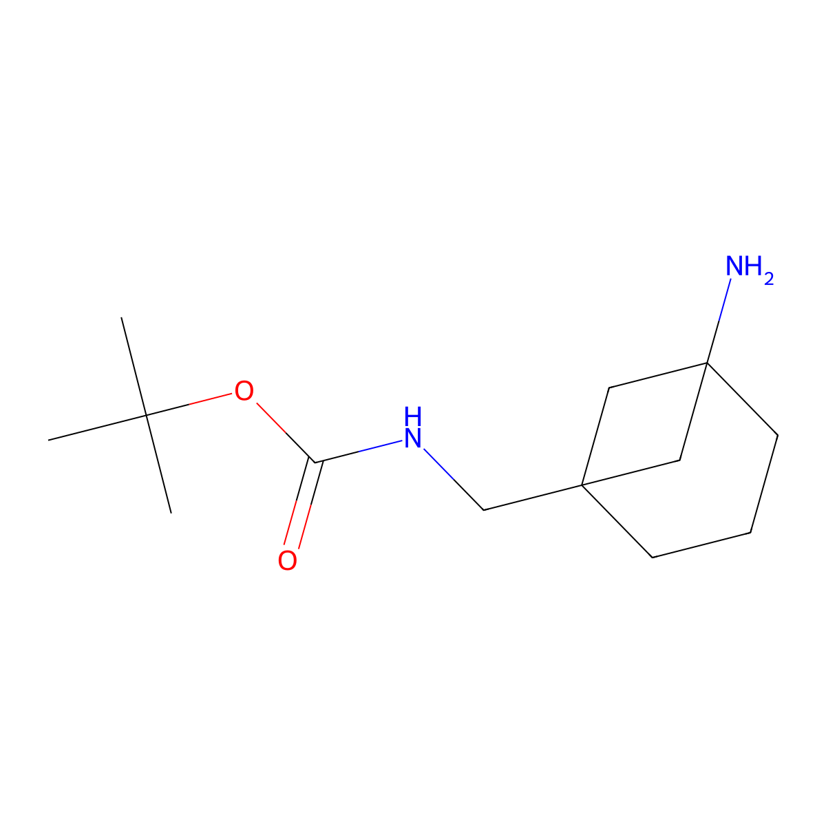 tert-Butyl N-[(5-aminonorpinan-1-yl)methyl]carbamate molecular structure, CAS 2167832-93-9