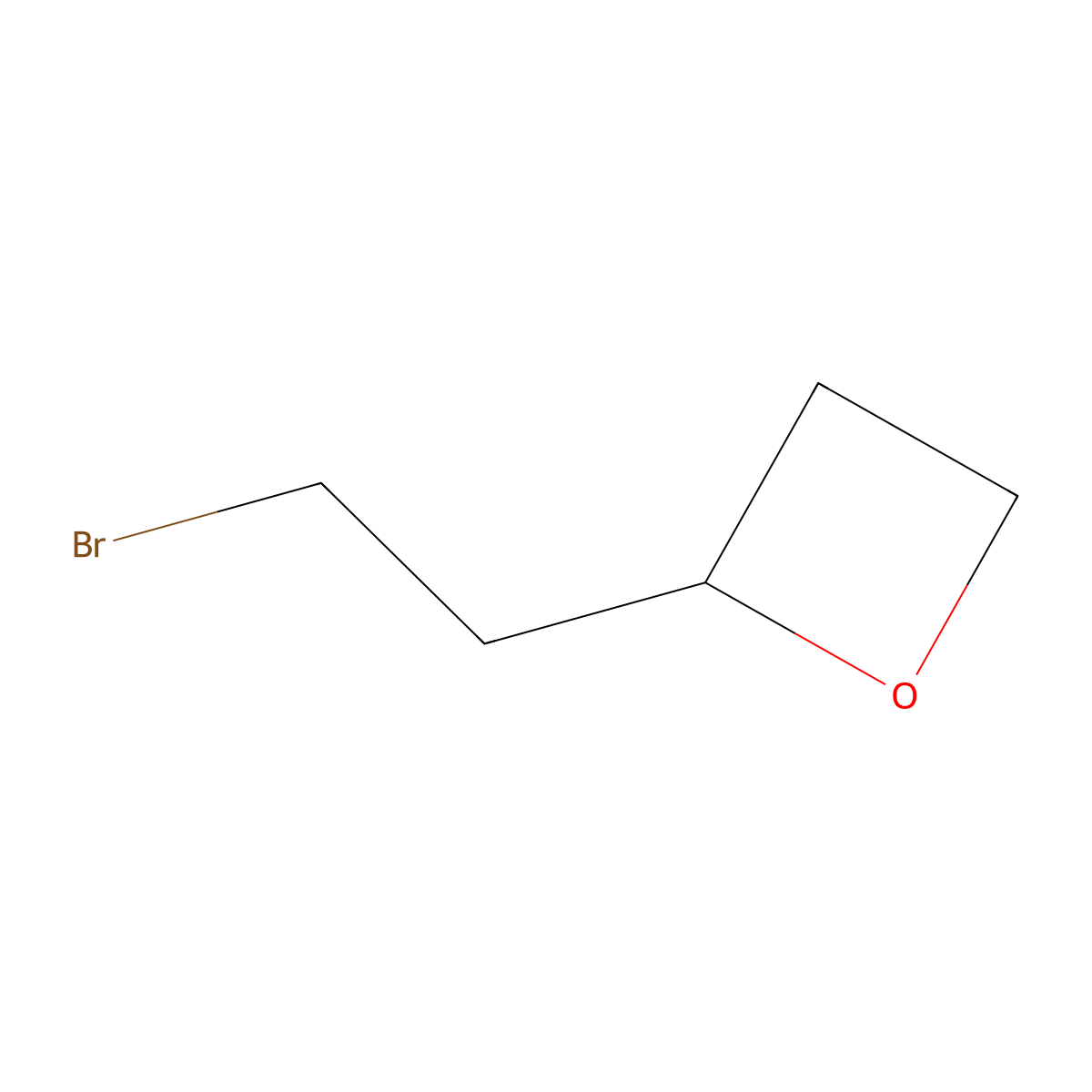 2-(2-Bromoethyl)oxetane molecular structure, CAS 2167840-77-7