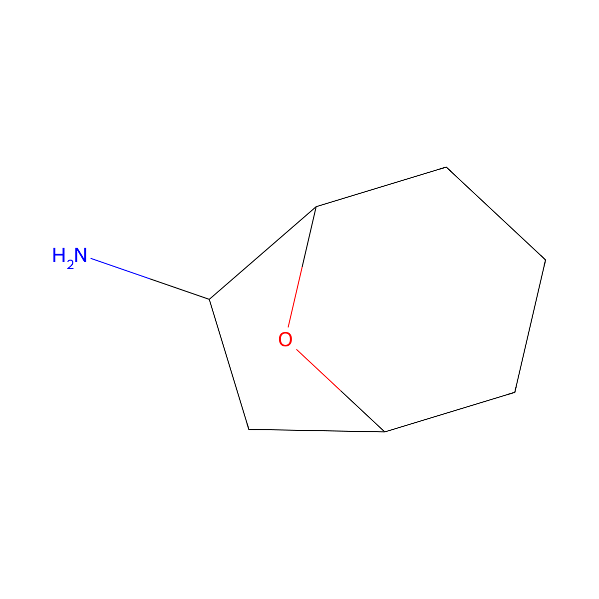 8-Oxabicyclo[3.2.1]octan-6-amine molecular structure, CAS 2167942-09-6