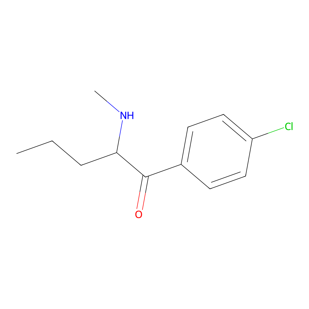 4-Chloropentedrone molecular structure, CAS 2167949-43-9
