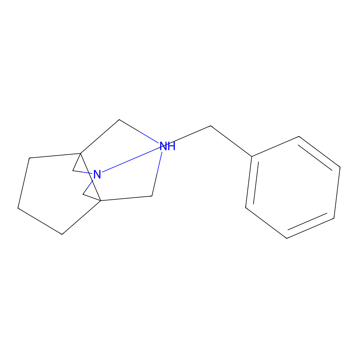 3-Benzyl-3,7-diazatricyclo[3.3.3.0,1,5]undecane molecular structure, CAS 2167963-64-4