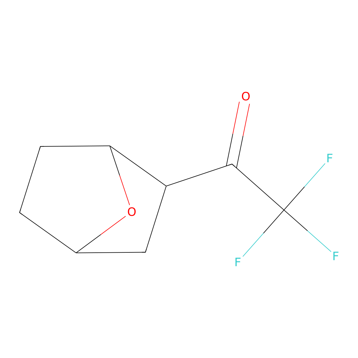 1-(7-Oxabicyclo[2.2.1]heptan-2-yl)-2,2,2-trifluoroethan-1-one molecular structure, CAS 2167978-69-8