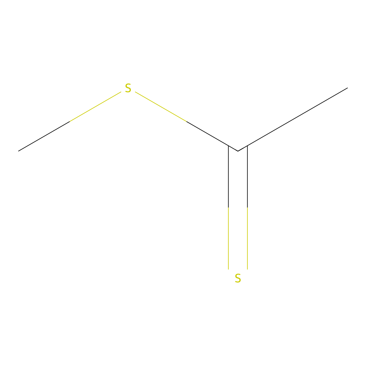 Methyldithioacetate molecular structure, CAS 2168-84-5