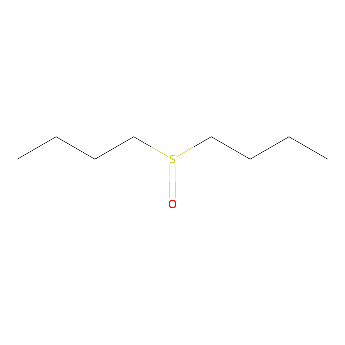 Dibutyl sulfoxide molecular structure, CAS 2168-93-6