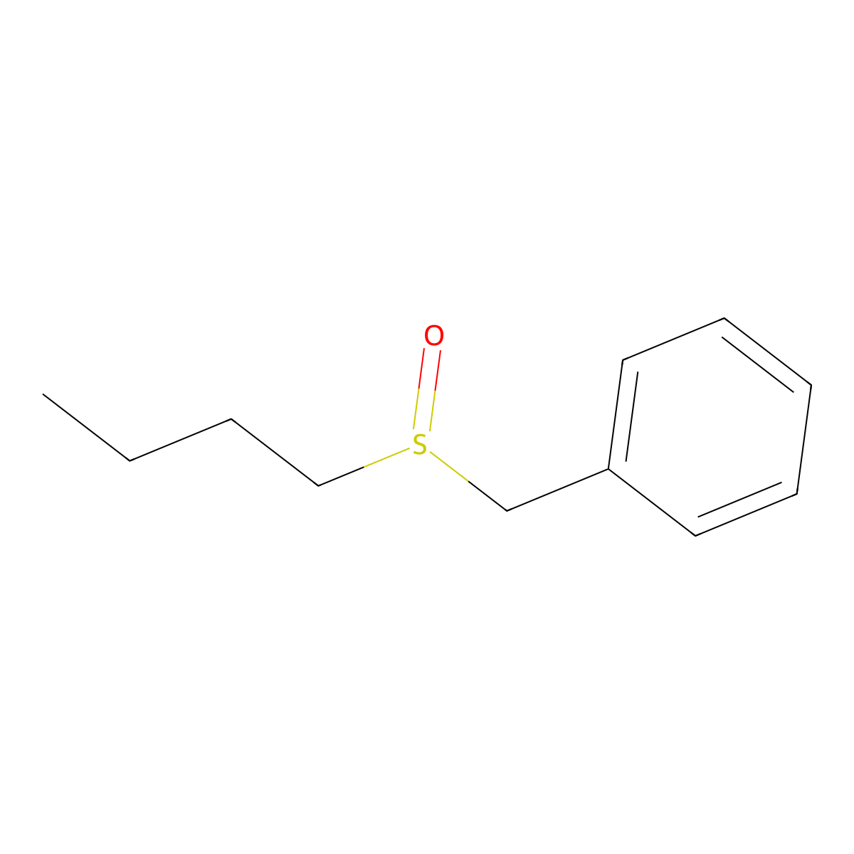 (Butane-1-sulfinylmethyl)-benzene molecular structure, CAS 2168-98-1