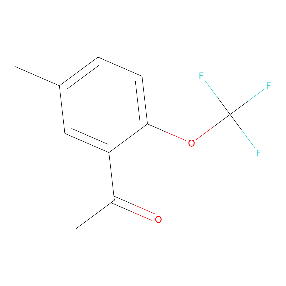 5'-Methyl-2'-(trifluoromethoxy)acetophenone molecular structure, CAS 2168062-91-5