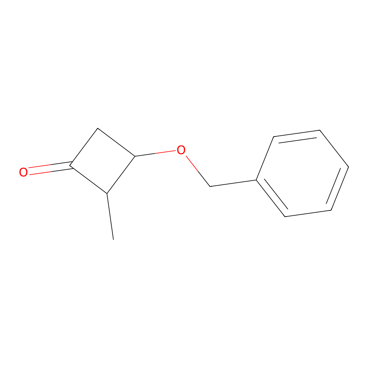 3-BenZyloxy-2-methyl-cyclobutanone molecular structure, CAS 2168083-26-7