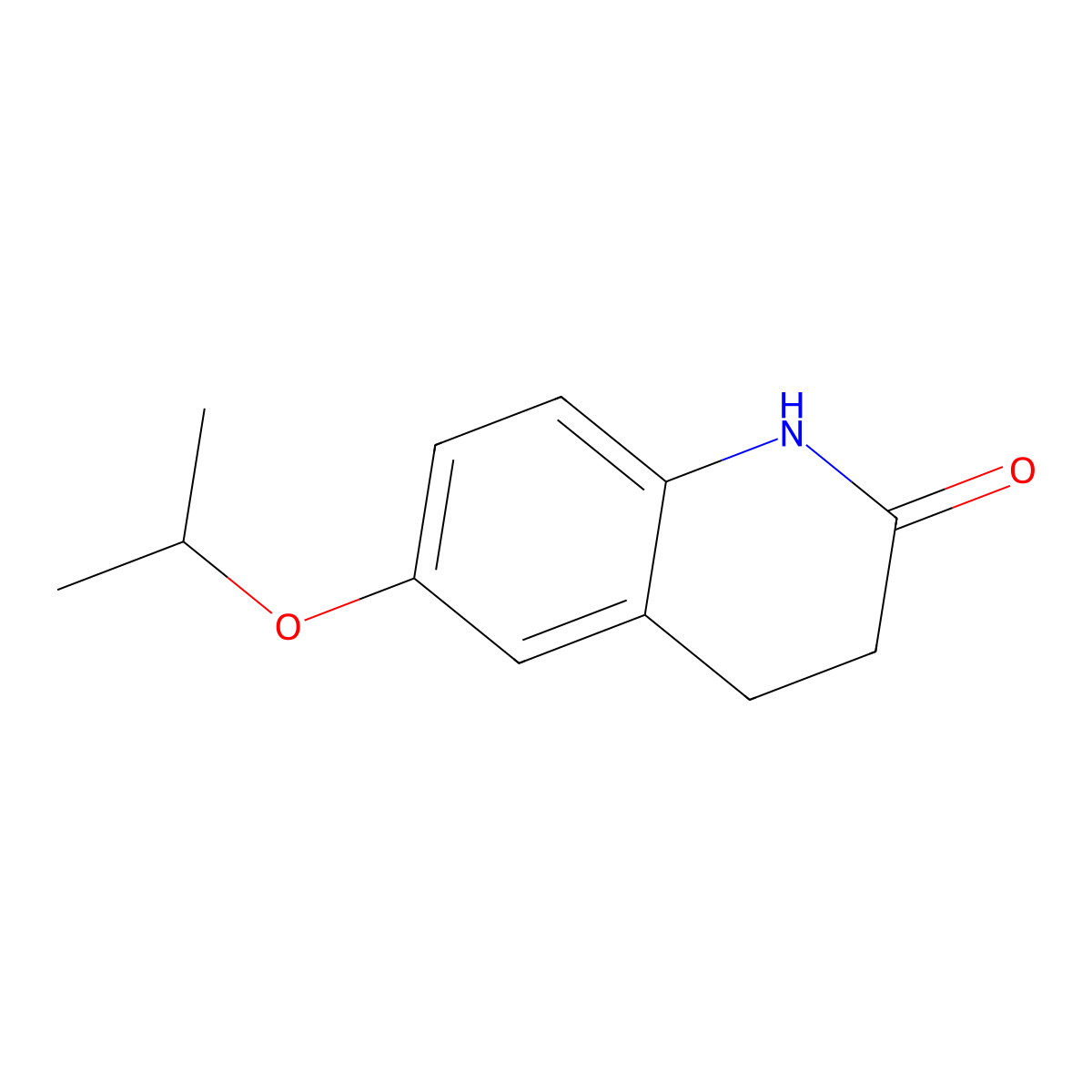 6-(Propan-2-yloxy)-1,2,3,4-tetrahydroquinolin-2-one molecular structure, CAS 2168112-59-0