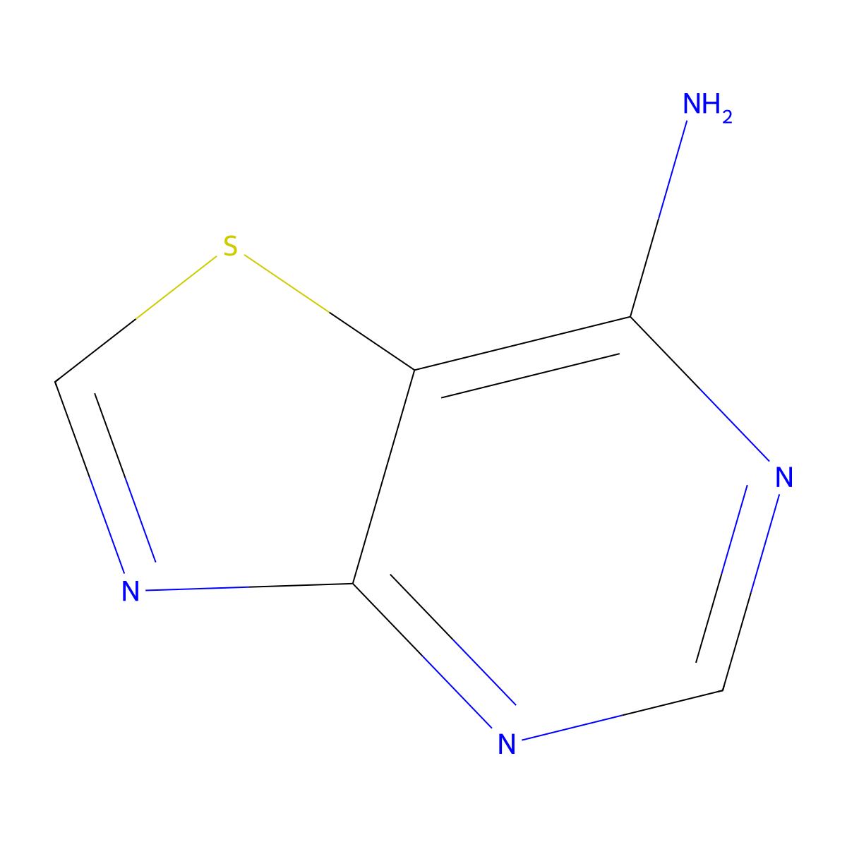 Thiazolo[4,5-d]pyrimidin-7-amine molecular structure, CAS 2168138-70-1